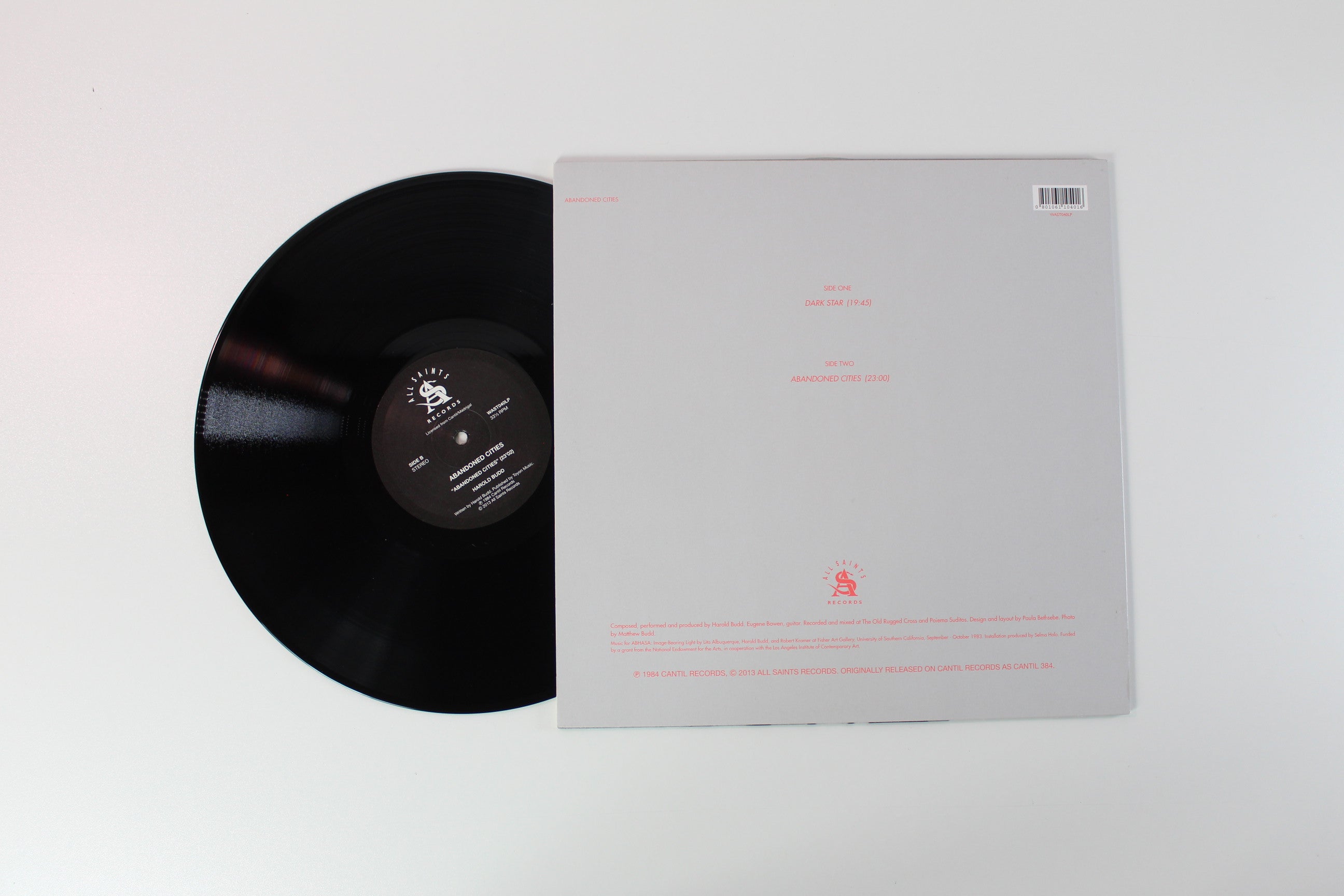 Harold Budd - Abandoned Cities on All Saints Reissue