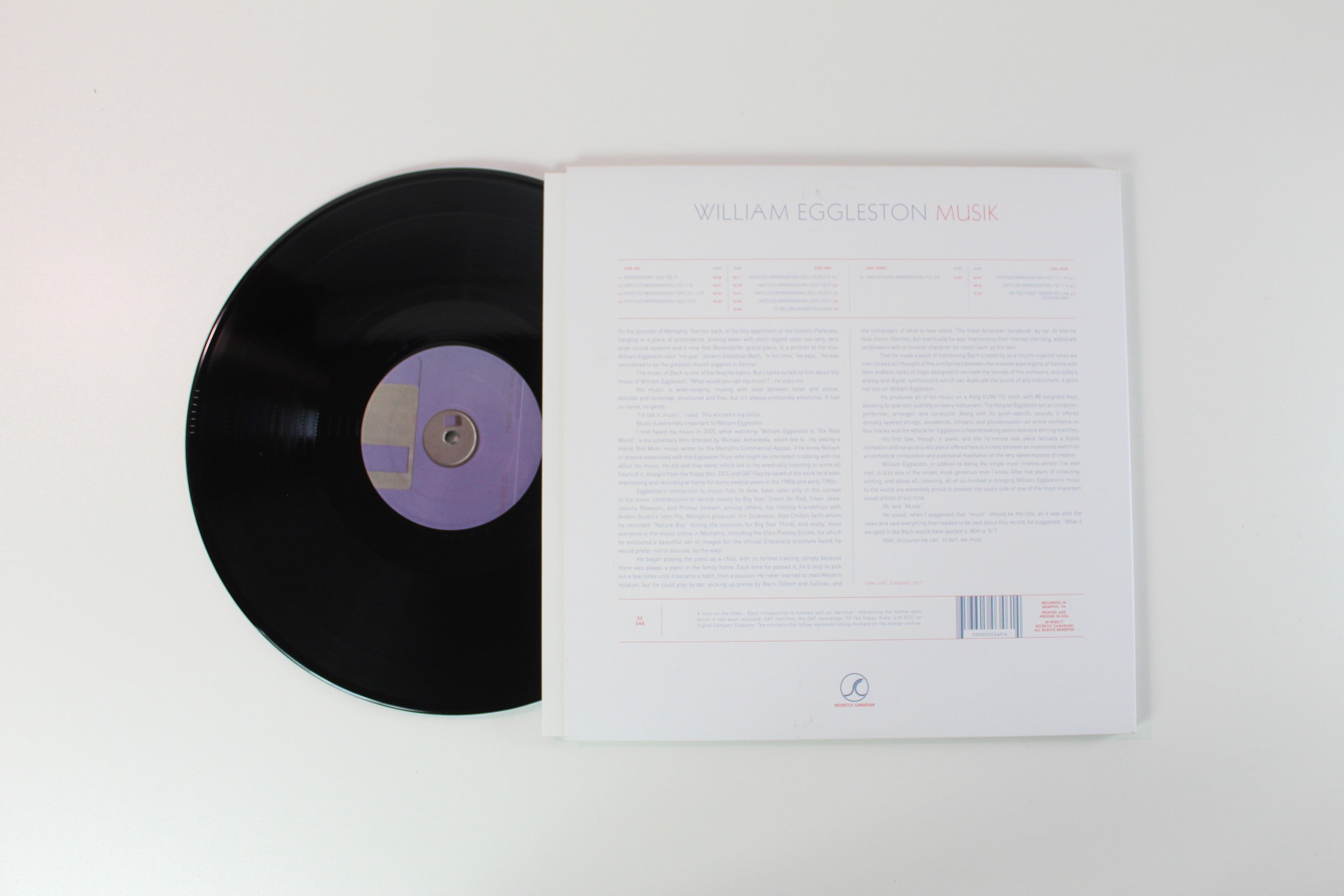 William Eggleston - Musik on Secretly Canadian
