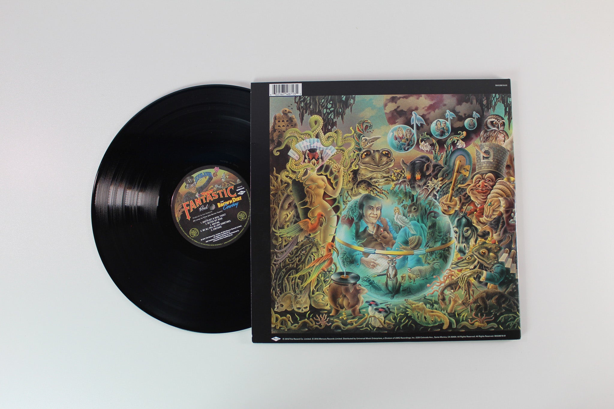 Elton John - Captain Fantastic And The Brown Dirt Cowboy on Mercury DJM Reissue