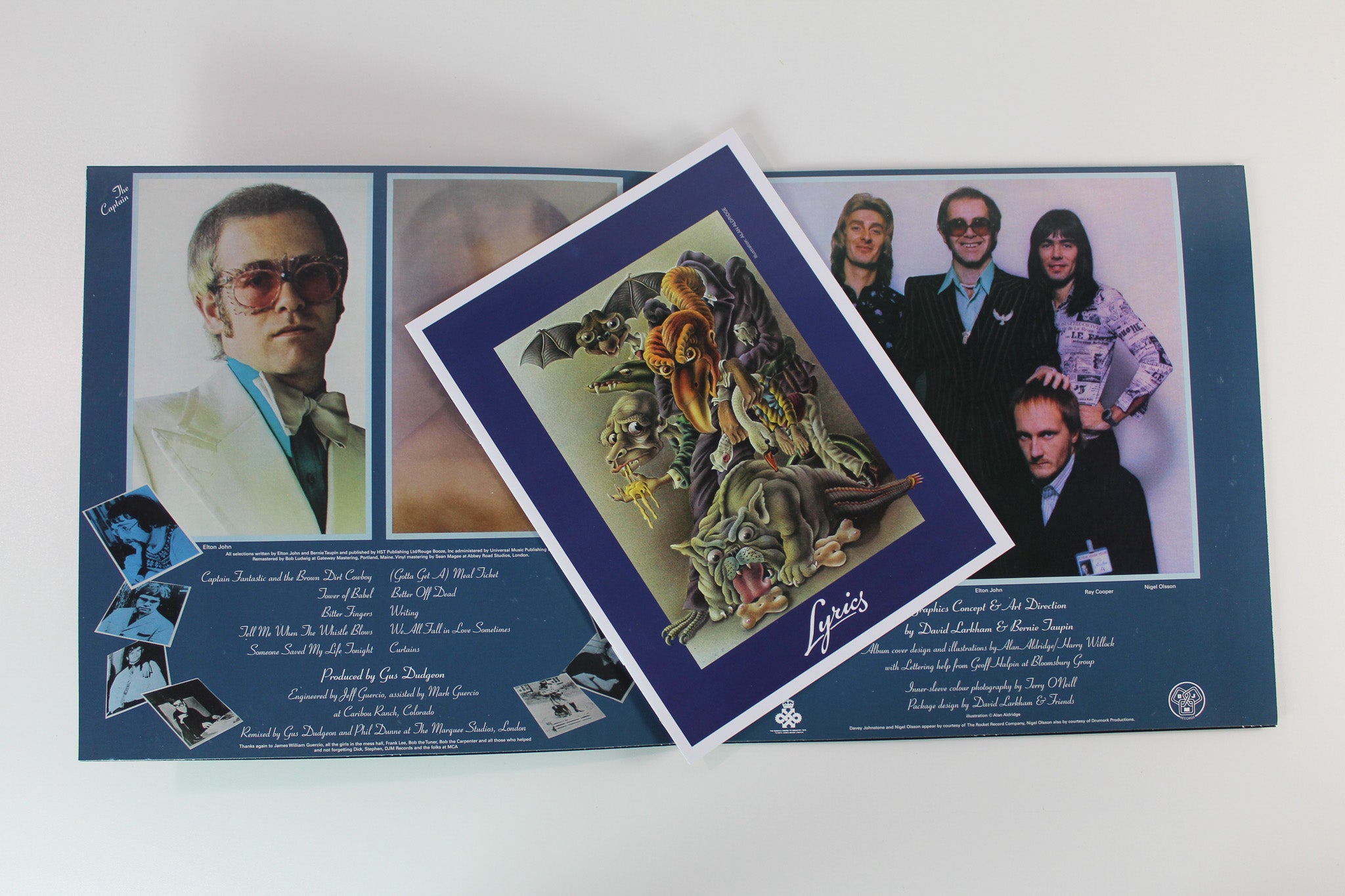Elton John - Captain Fantastic And The Brown Dirt Cowboy on Mercury DJM Reissue