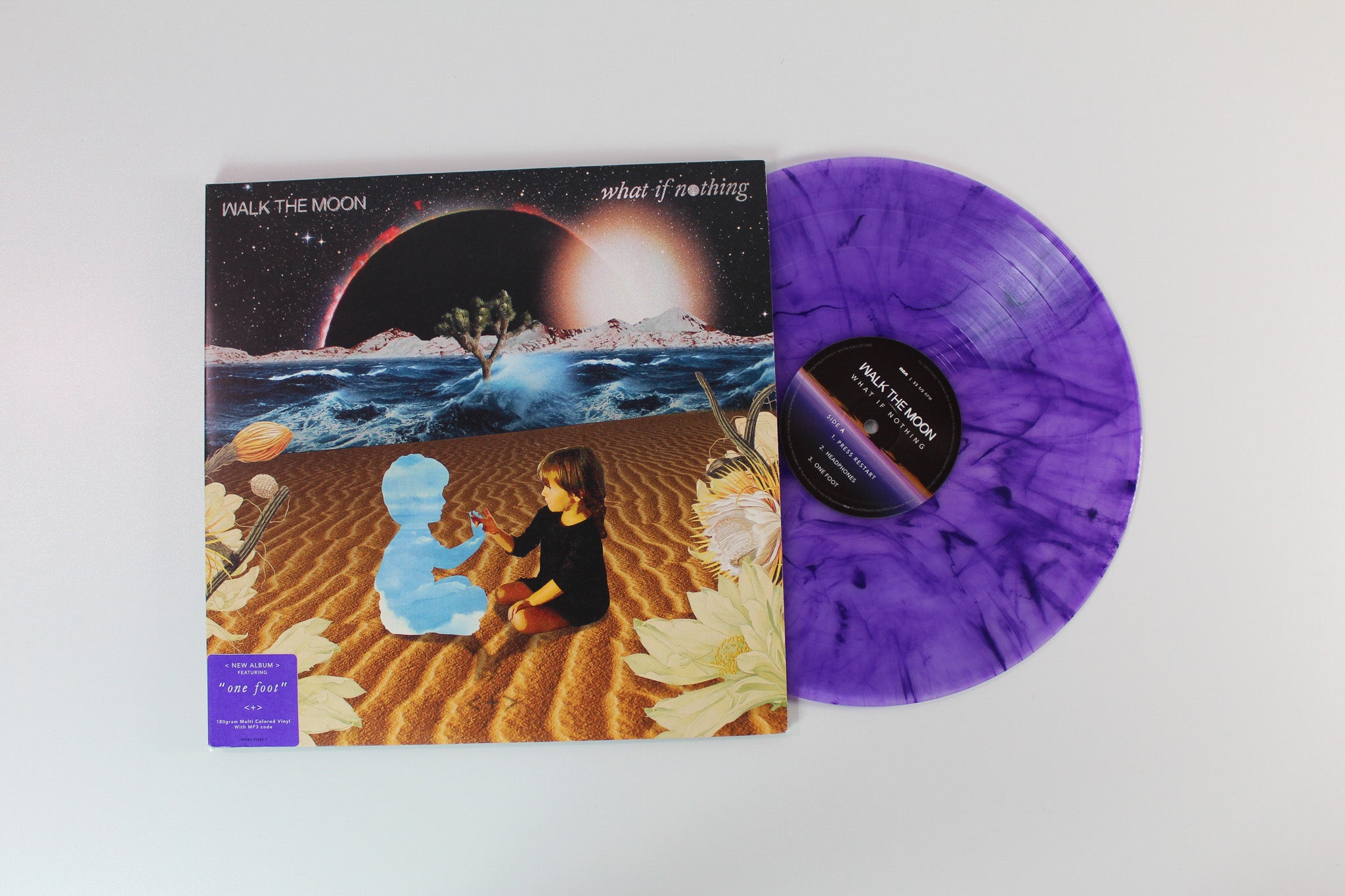 Walk The Moon - What If Nothing on RCA Purple Swirl & Opaque White Vinyl