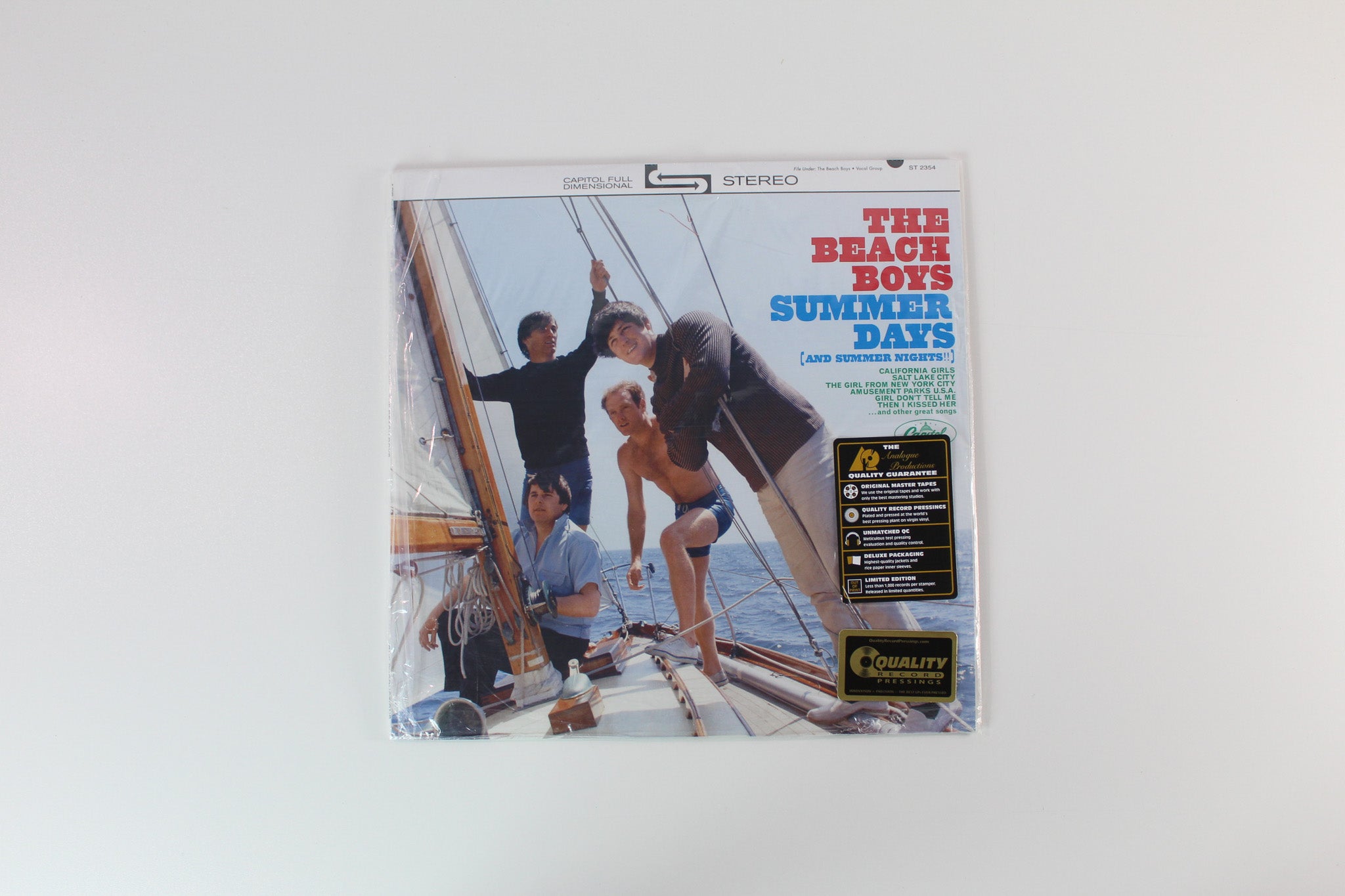 The Beach Boys - Summer Days (And Summer Nights!!) on Capitol Analogue Productions Ltd 200 Gram Reissue