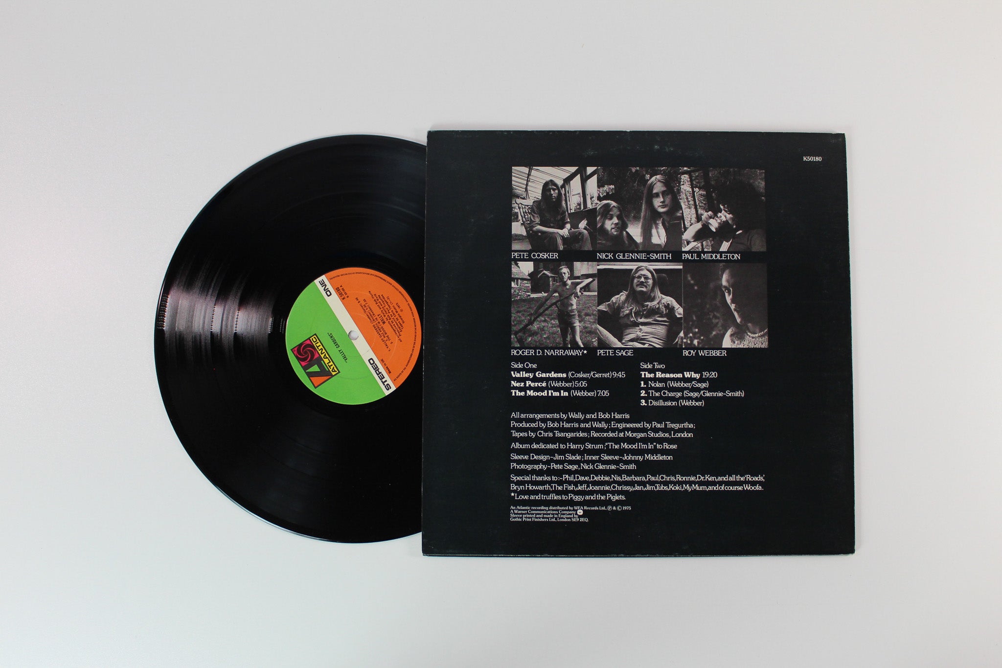 Wally - Valley Gardens on Atlantic UK Pressing