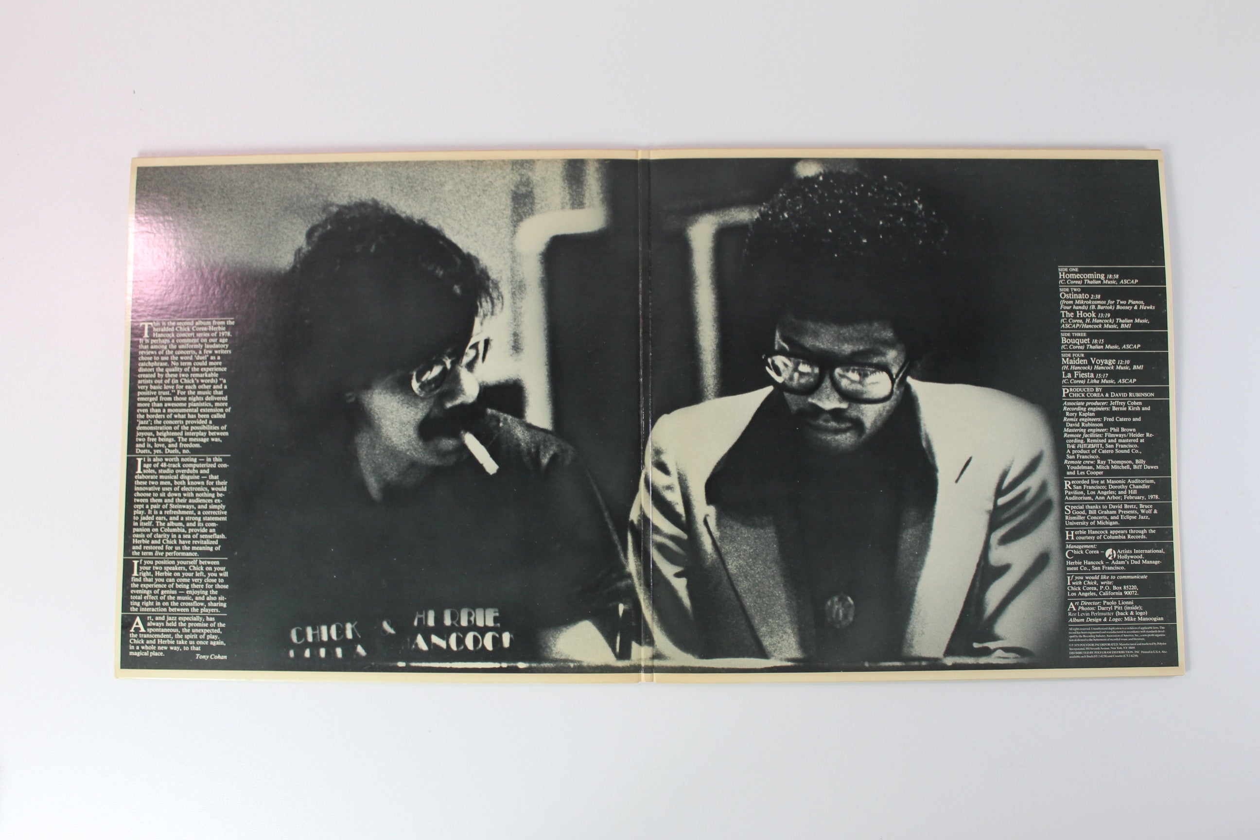 Chick Corea, Herbie Hancock - An Evening With Chick Corea And Herbie Hancock on Polydor