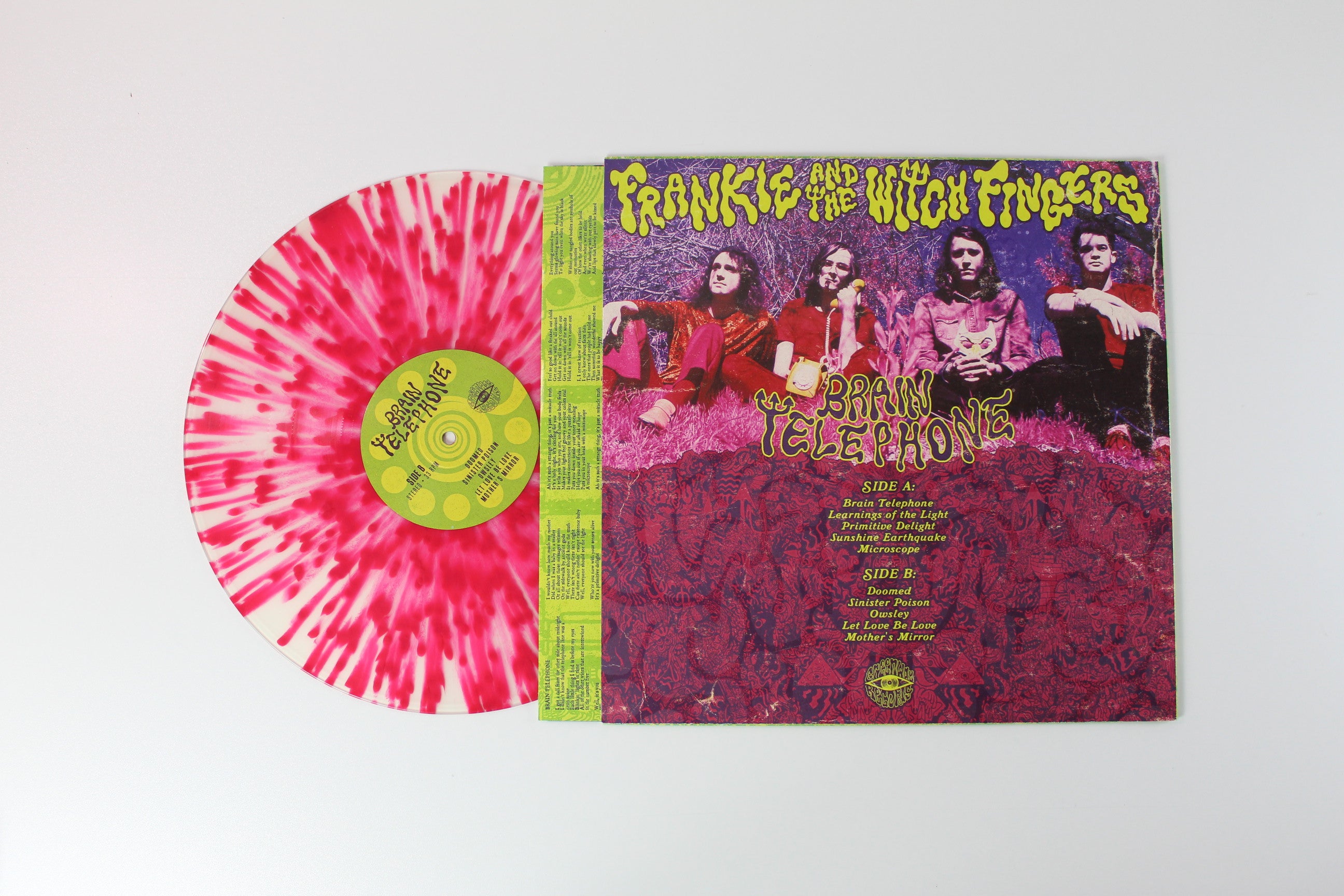 Frankie And The Witch Fingers - Brain Telephone Ltd. RSD Brain Matter Splatter Reissue on Greenway Records