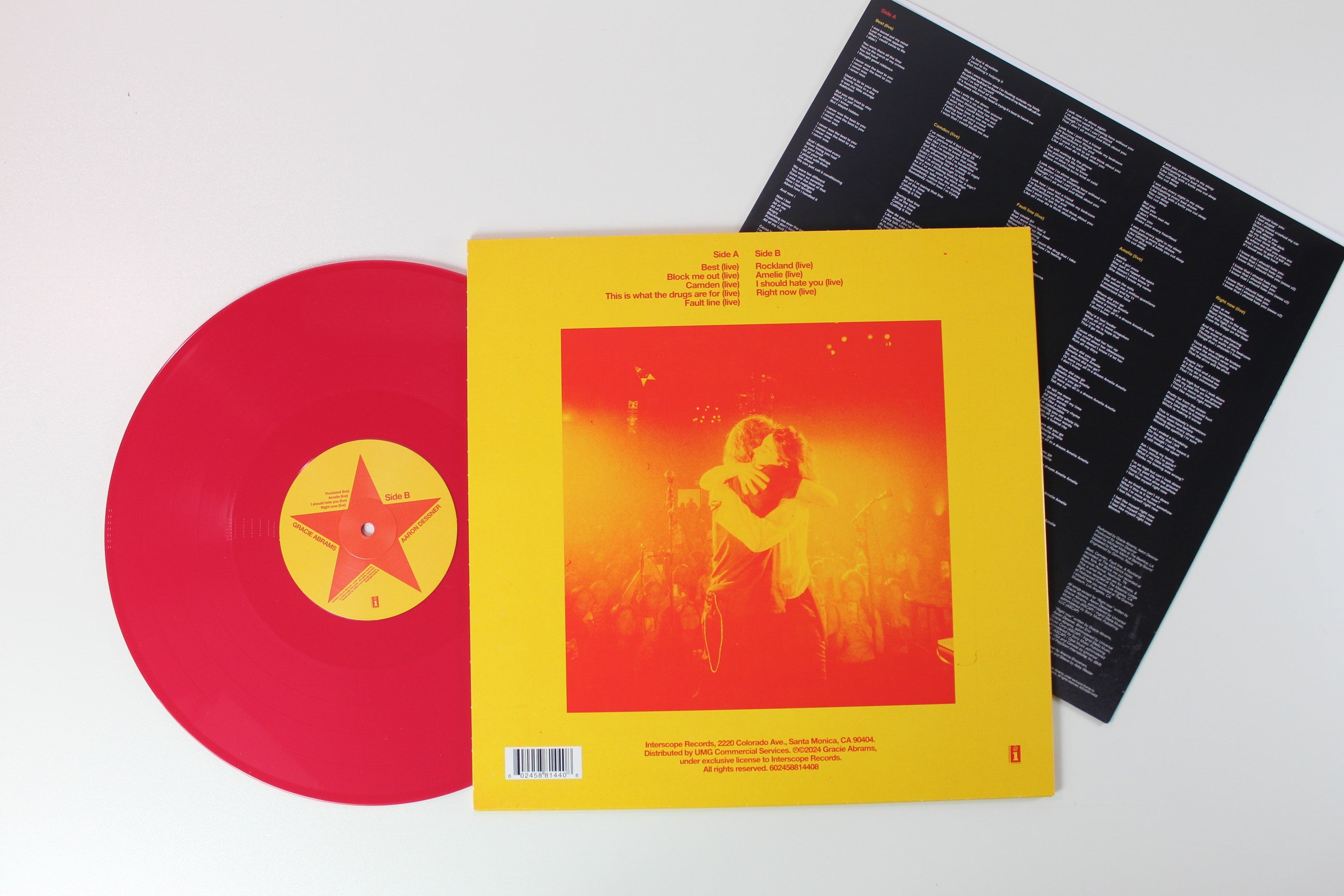 Gracie Abrams, Aaron Dessner - The Good Riddance Acoustic Shows (Live) Magenta Vinyl on Interscope Records
