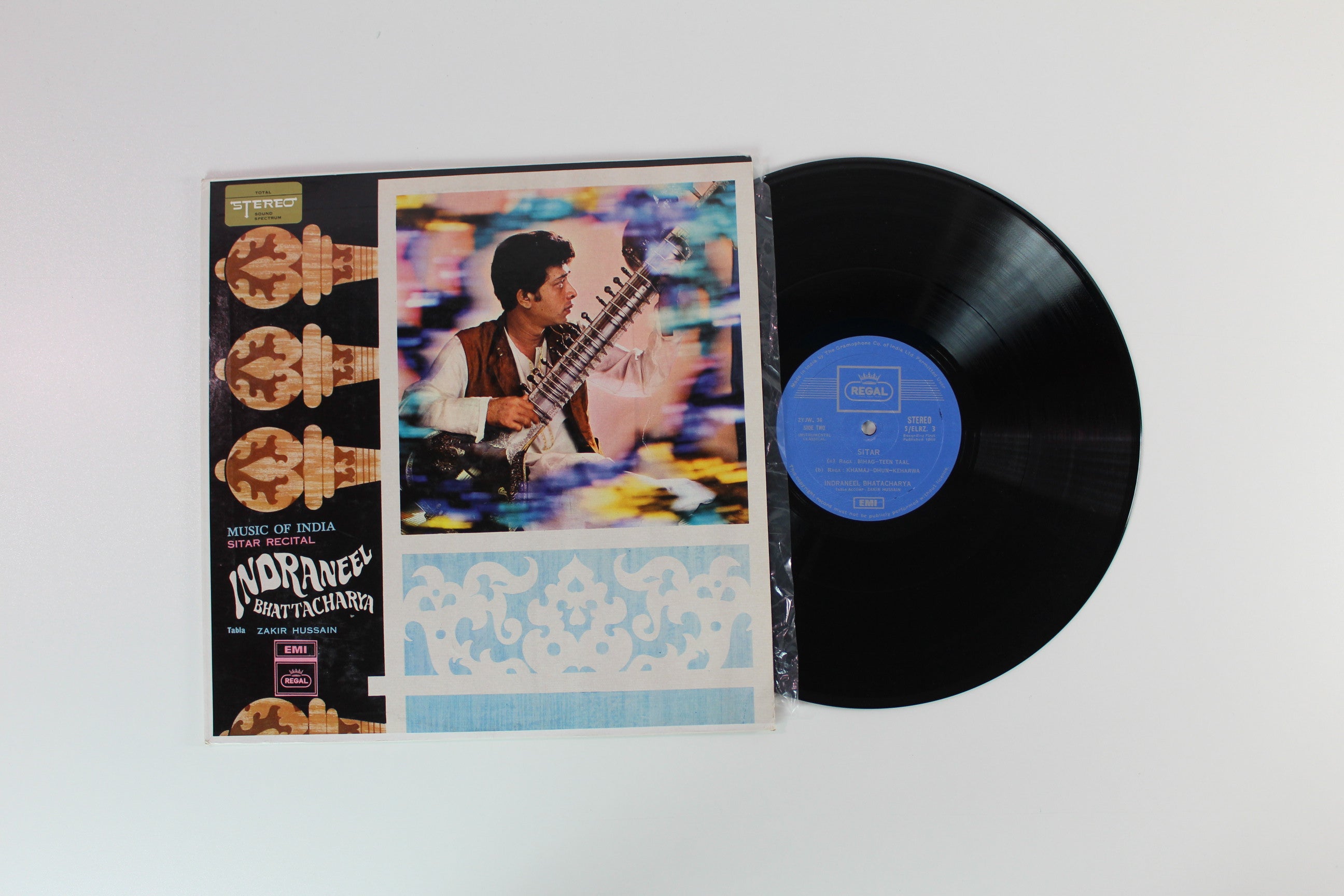 Indranil Bhattacharya - Music of India (Sitar Recital) on Regal