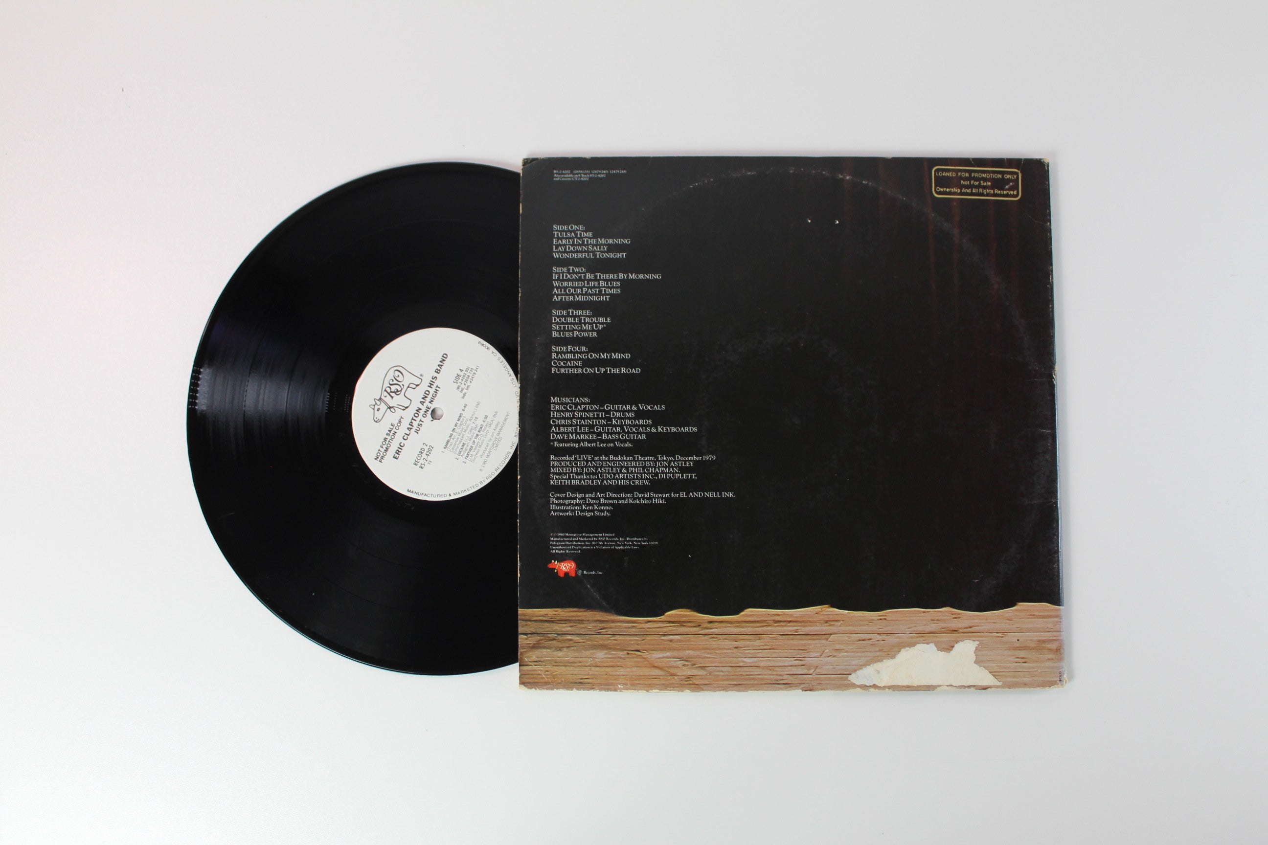 Eric Clapton - Just One Night on RSO Promo