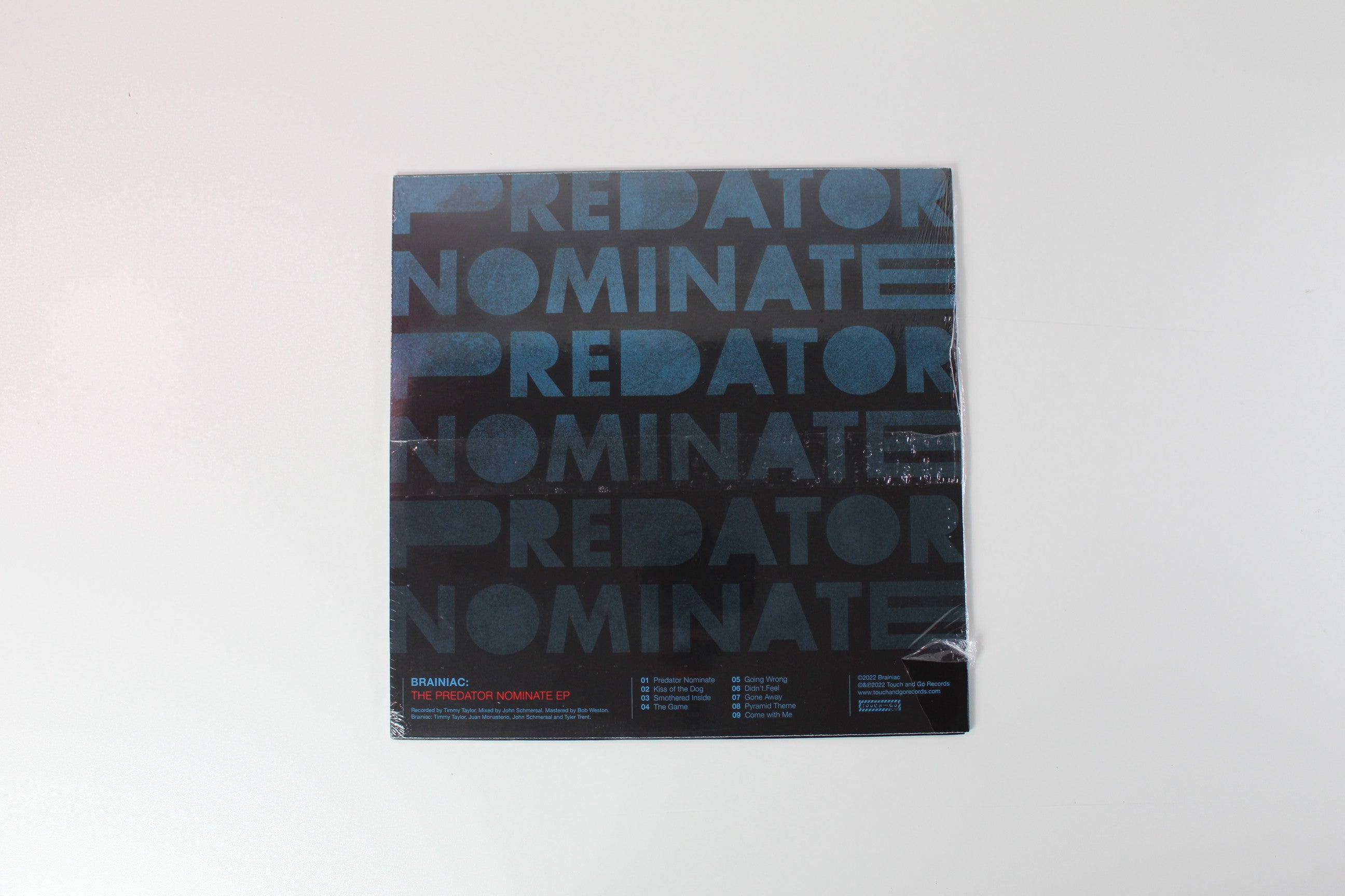 Brainiac - The Predator Nominate E.P. on Touch And Go Ltd. Silver Vinyl Sealed on Touch & Go