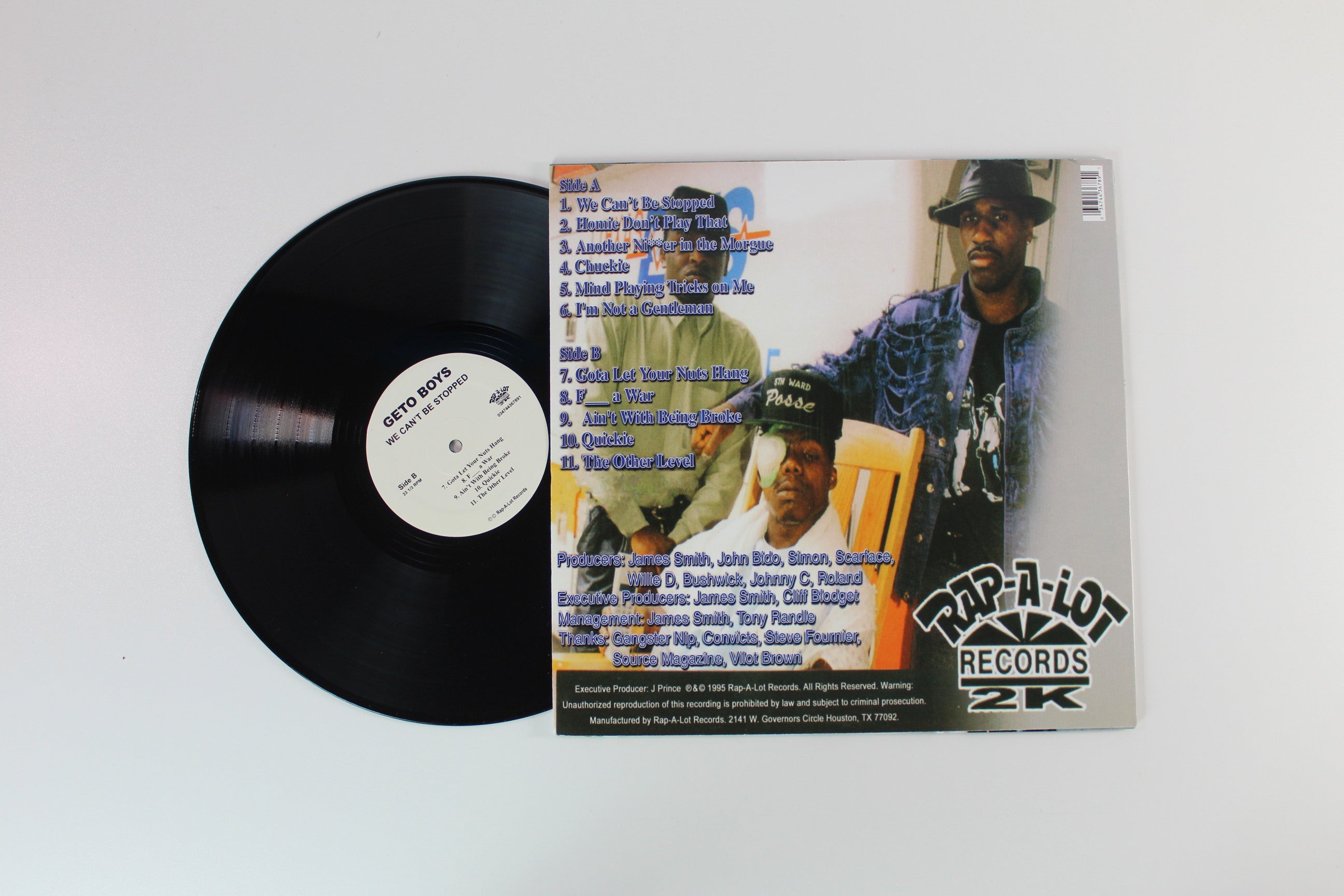 Geto Boys - We Can't Be Stopped on Rap-A-Lot Records Reissue