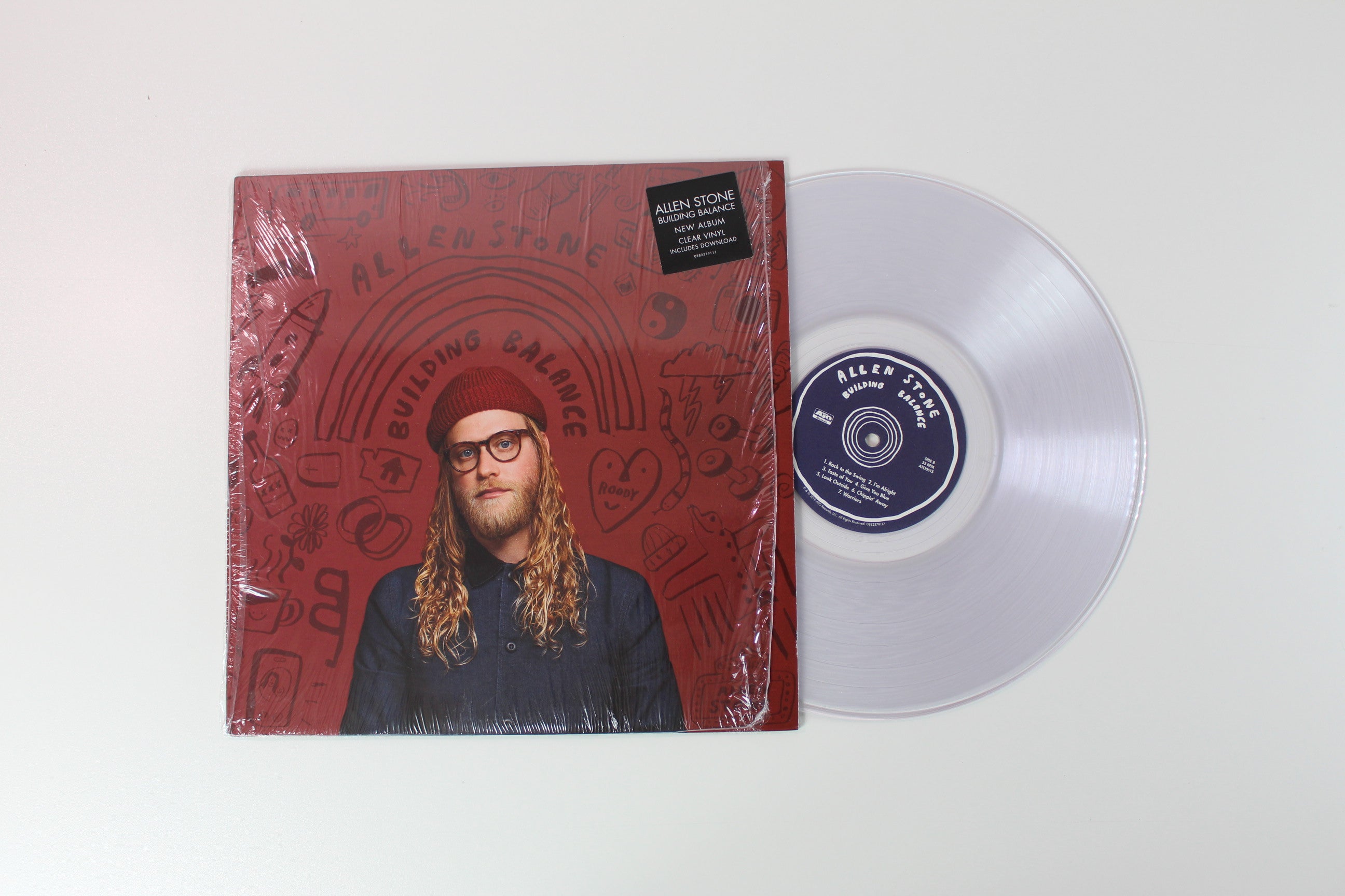 Allen Stone - Building Balance on ATO Records Clear Vinyl