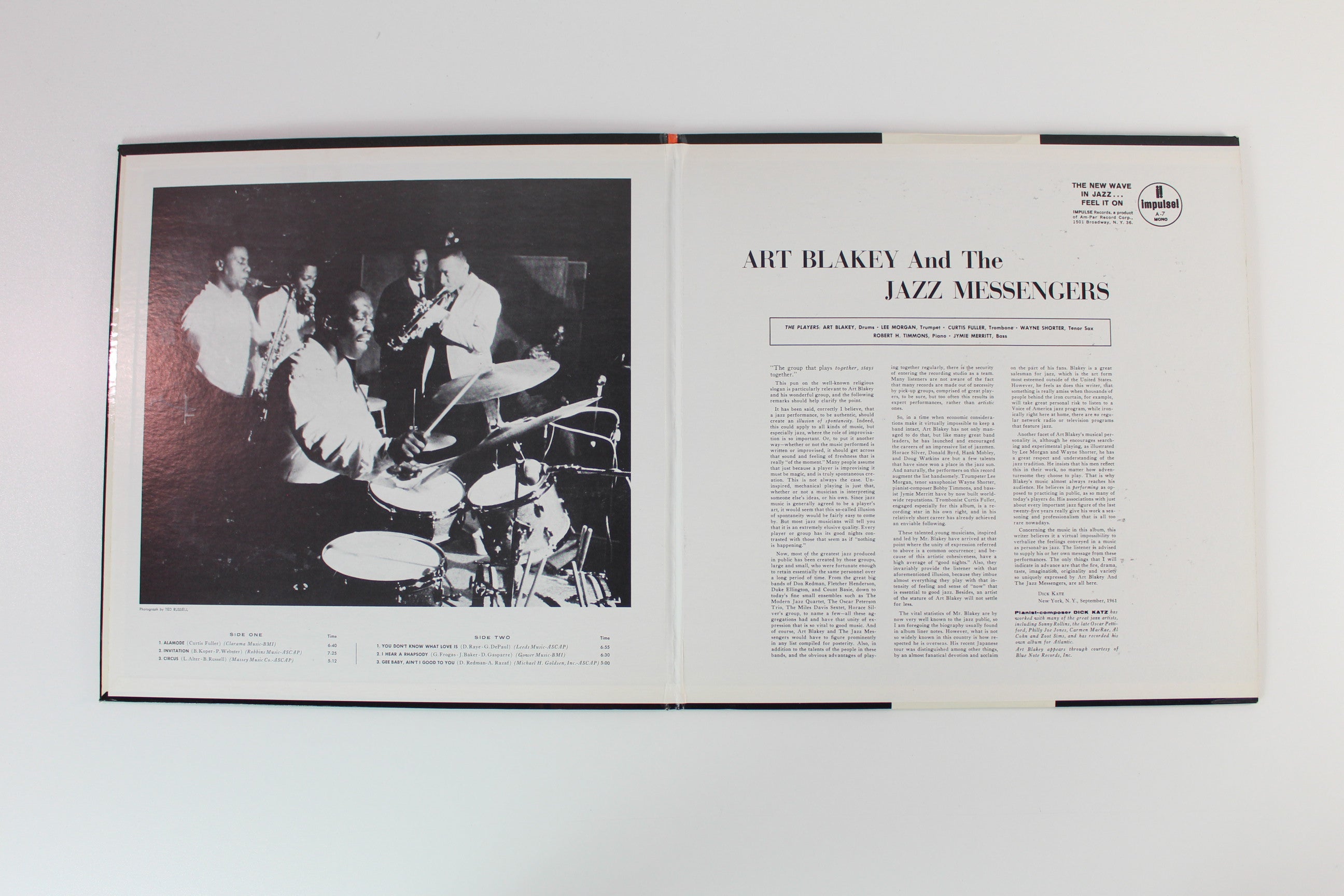 Art Blakey & The Jazz Messengers - !!!!! Impulse! Art Blakey! Jazz Messengers! !!!!! on Impulse! - 1963 Mono pressing