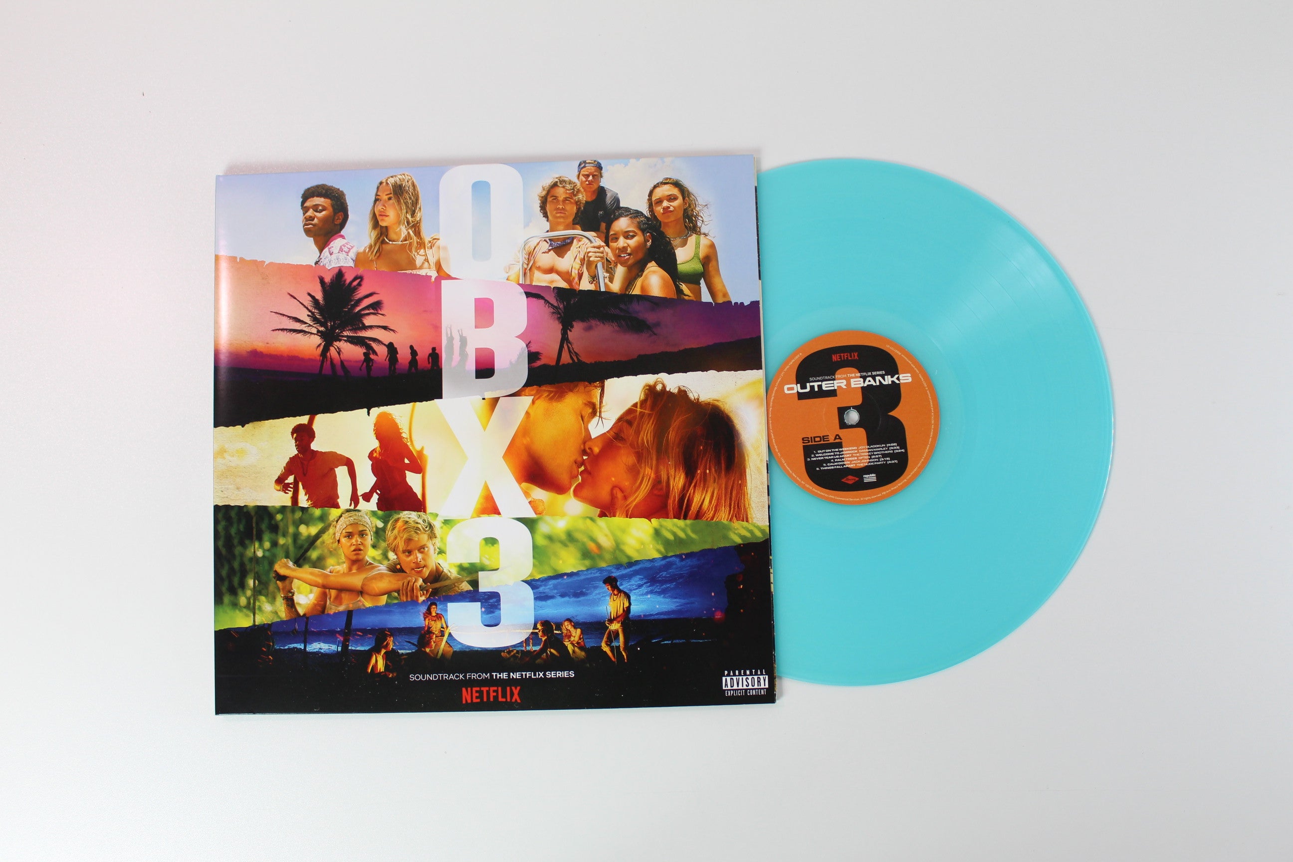 Various - Outer Banks: Season 3 (Soundtrack From The Netflix Series) Ltd. Light blue Vinyl on Republic Records