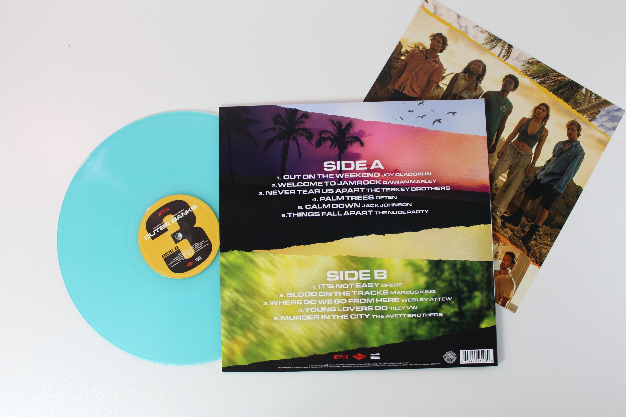 Various - Outer Banks: Season 3 (Soundtrack From The Netflix Series) Ltd. Light blue Vinyl on Republic Records
