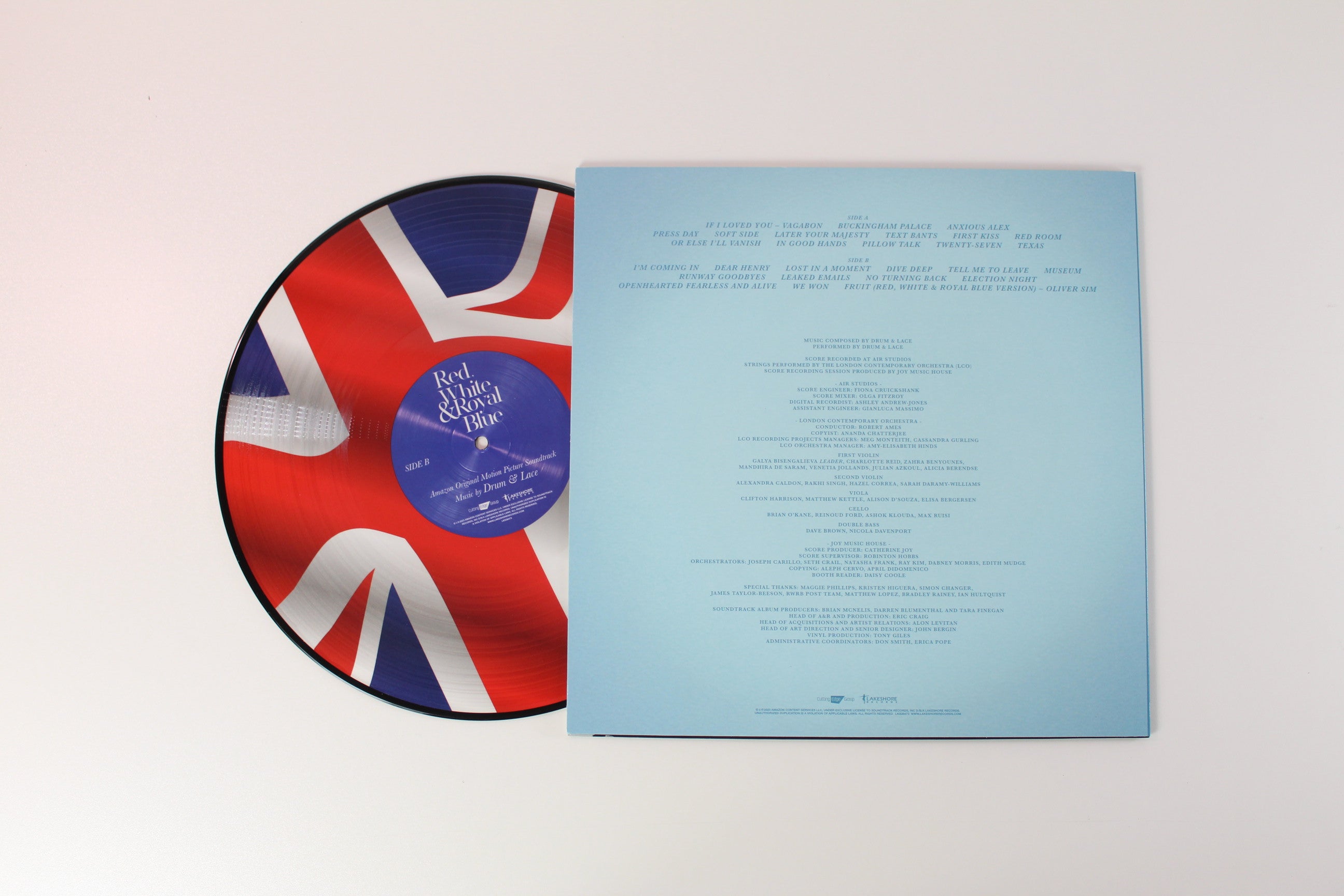 Drum & Lace - Red, White & Royal Blue (Amazon Original Motion Picture Soundtrack) Picture Disc on Lake Shore Records