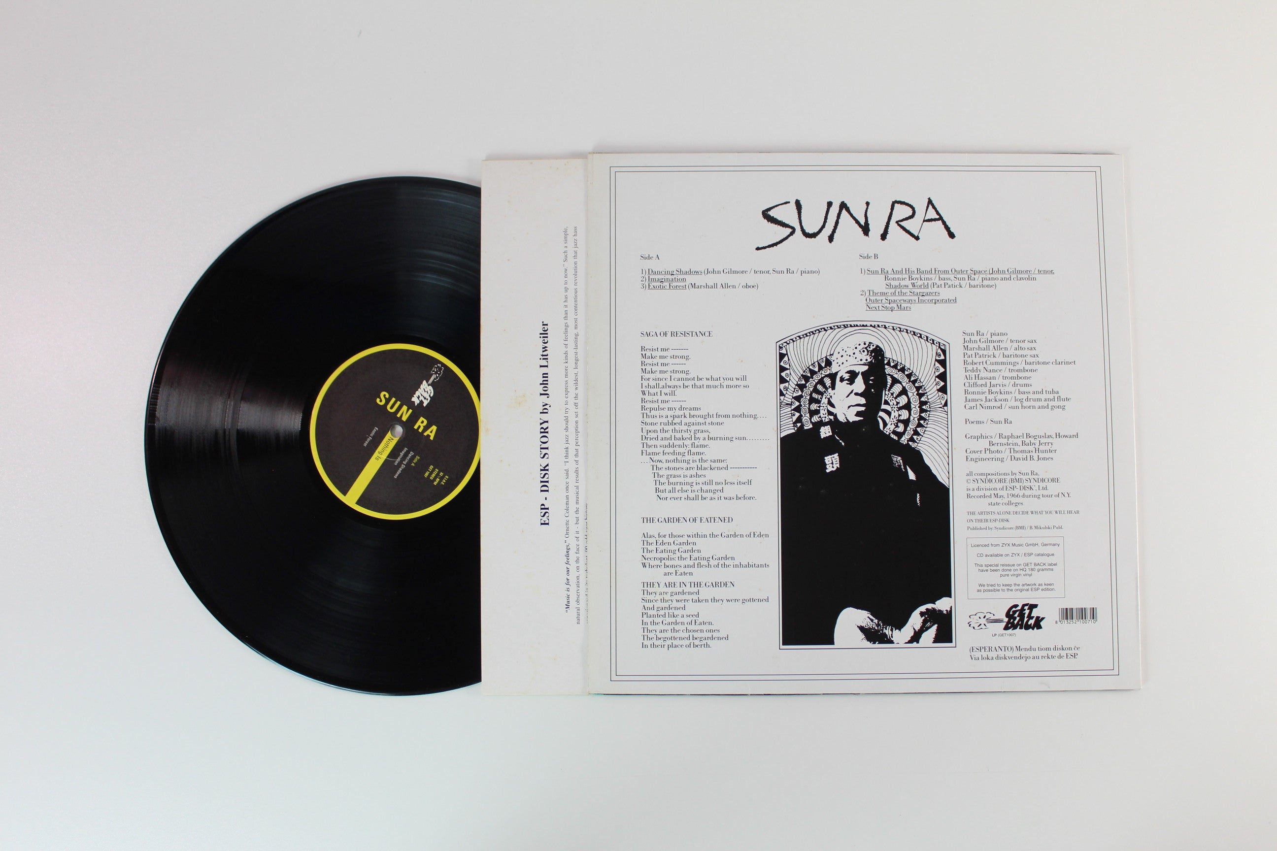 Sun Ra - Nothing Is... on Get Back - German reissue