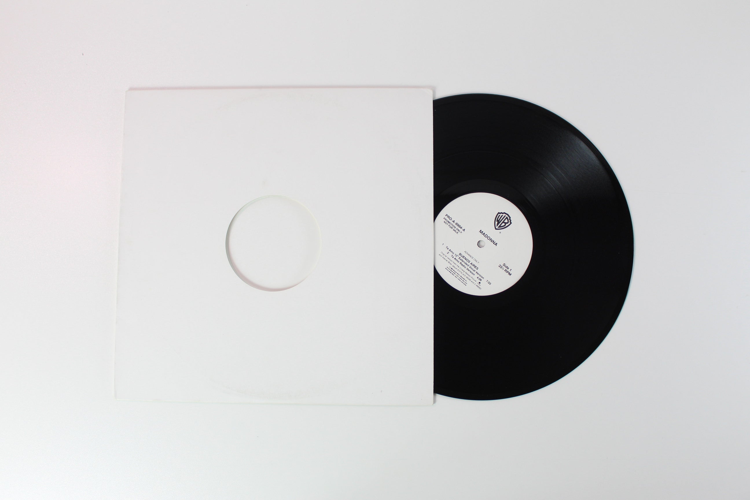 Madonna - Buenos Aires on Warner Bros. Records Advance Promo