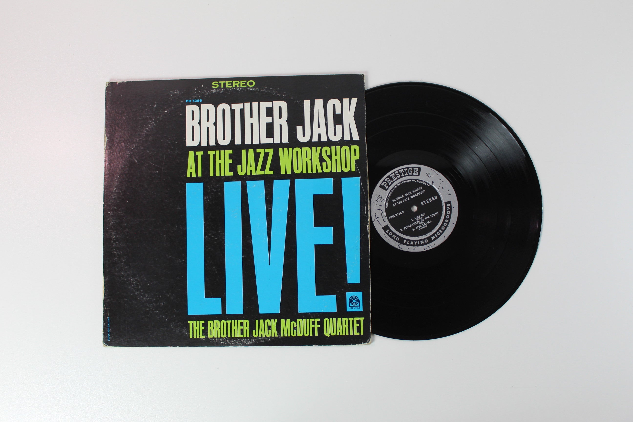 The Brother Jack McDuff Quartet - Brother Jack At The Jazz Workshop Live! on Prestige