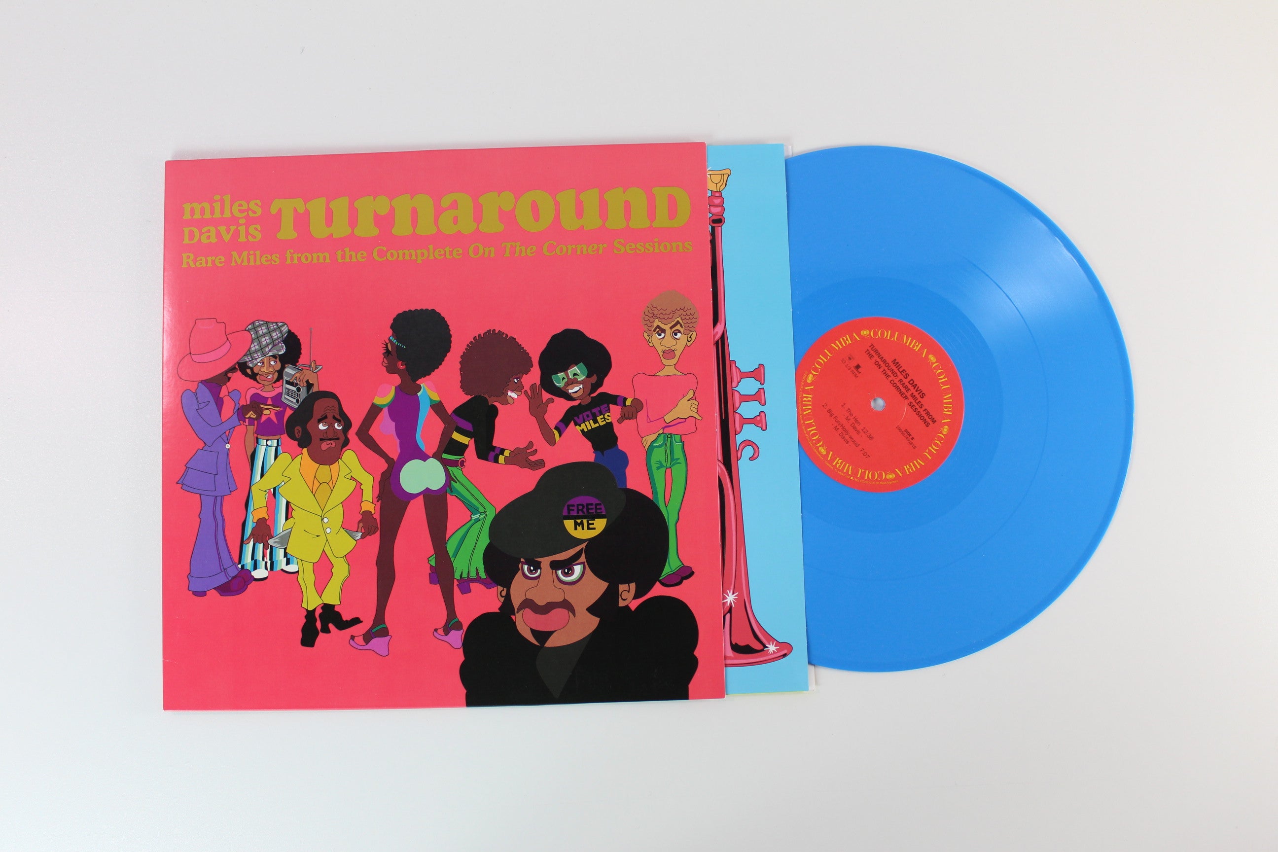 Miles Davis - Turnaround: Rare Miles From The Complete On The Corner Sessions on Columbia Legacy RSD 2023 Ltd Sky Blue Vinyl