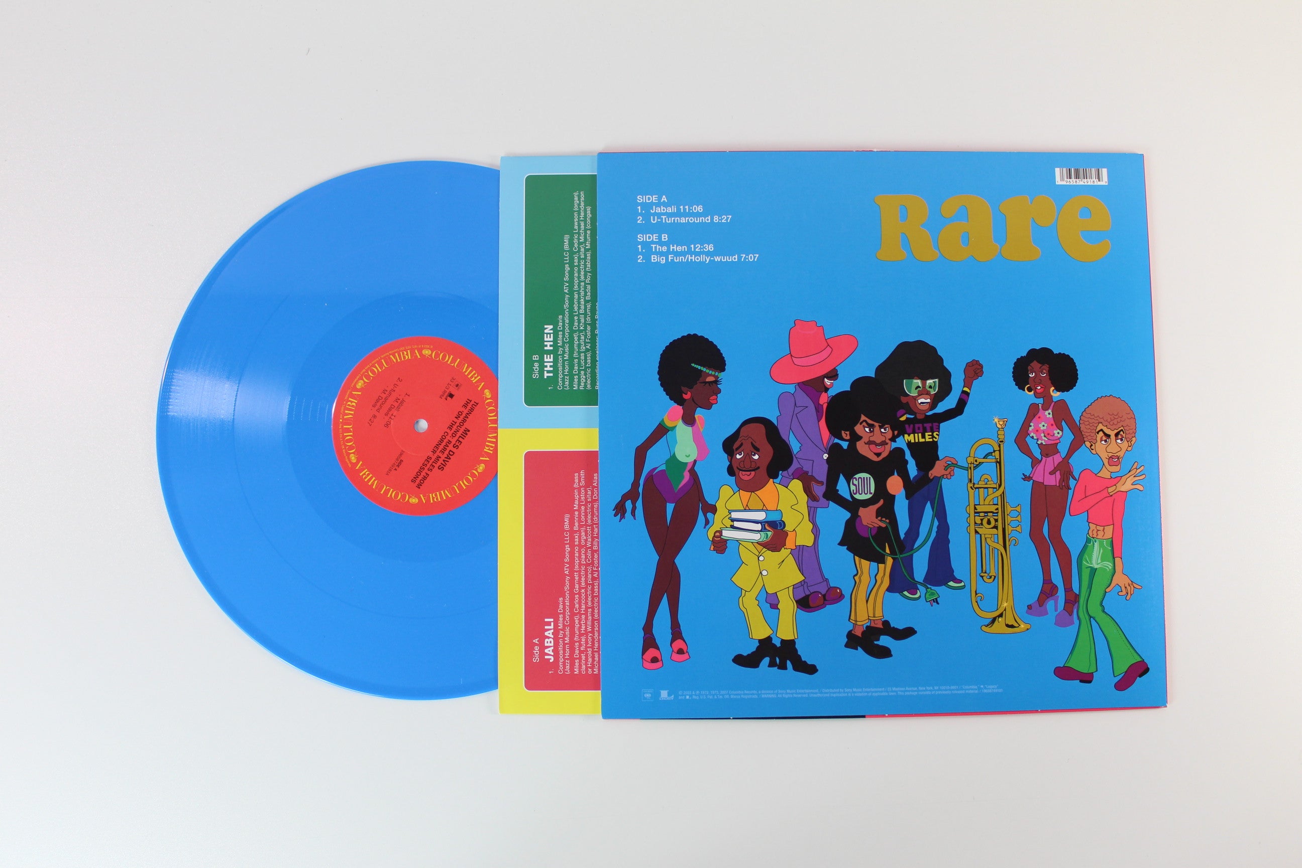 Miles Davis - Turnaround: Rare Miles From The Complete On The Corner Sessions on Columbia Legacy RSD 2023 Ltd Sky Blue Vinyl