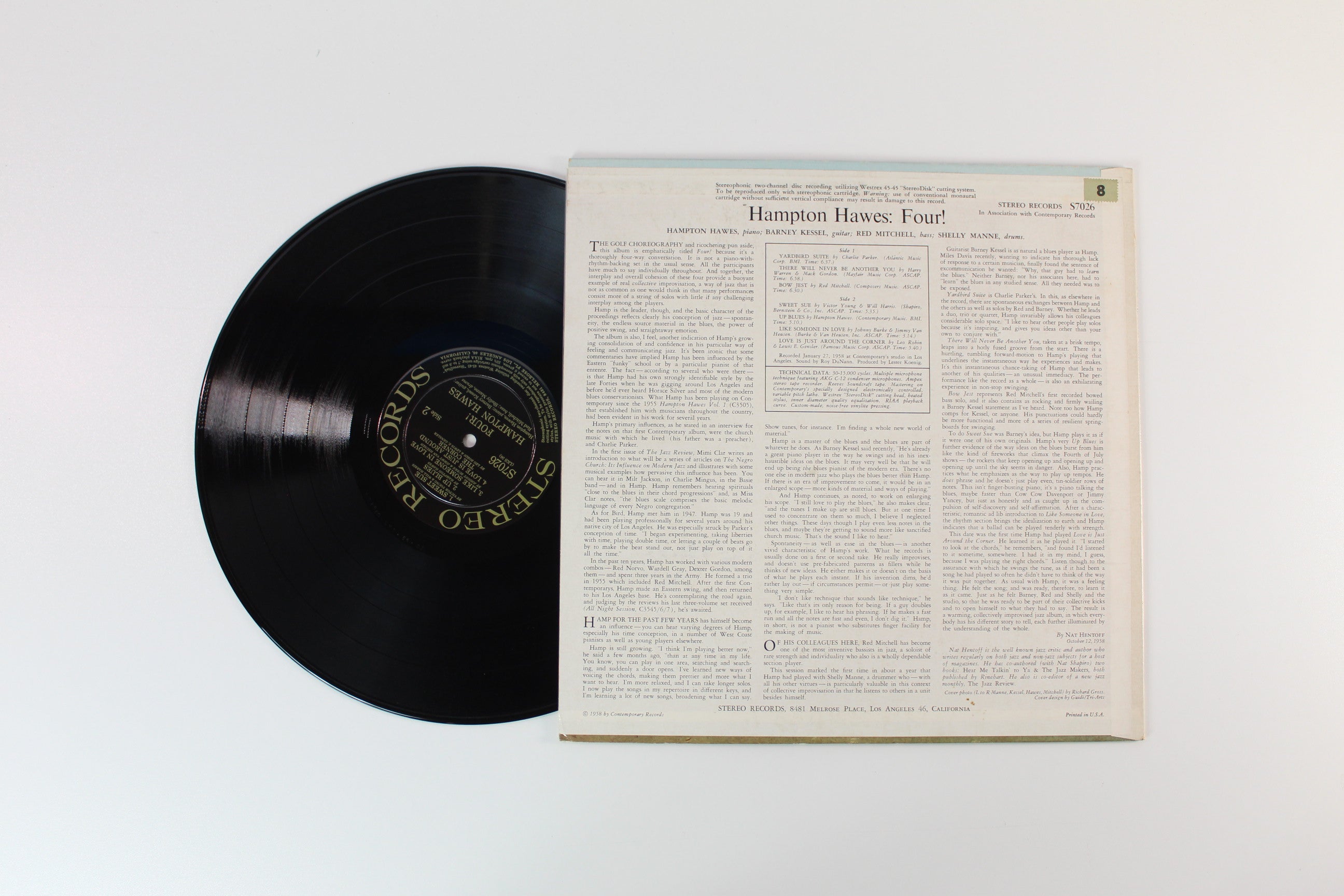 Hampton Hawes - Four! on Stereo Records Deep Groove
