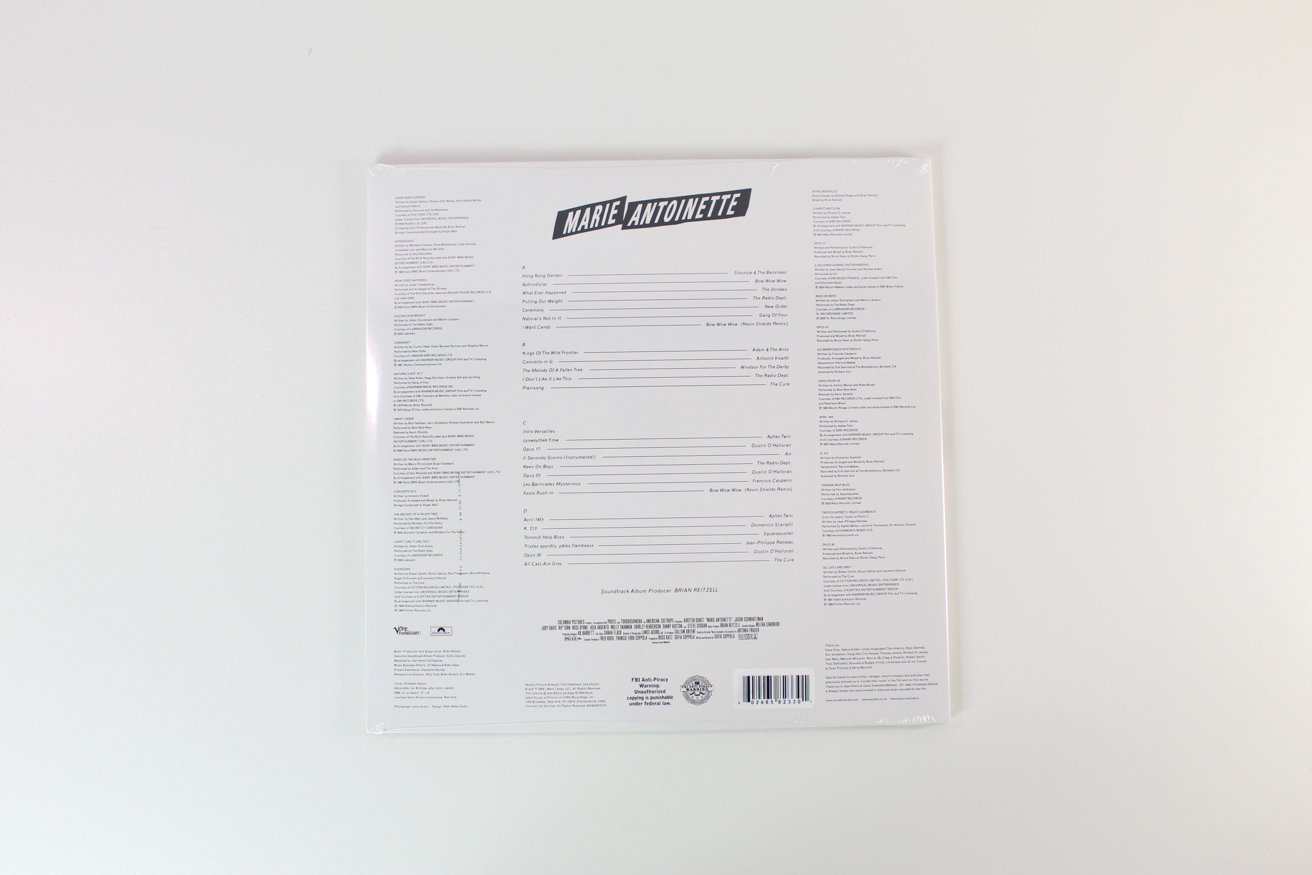 Various - Marie Antoinette (Original Motion Picture Soundtrack) on Verve Forecast Reissue Sealed