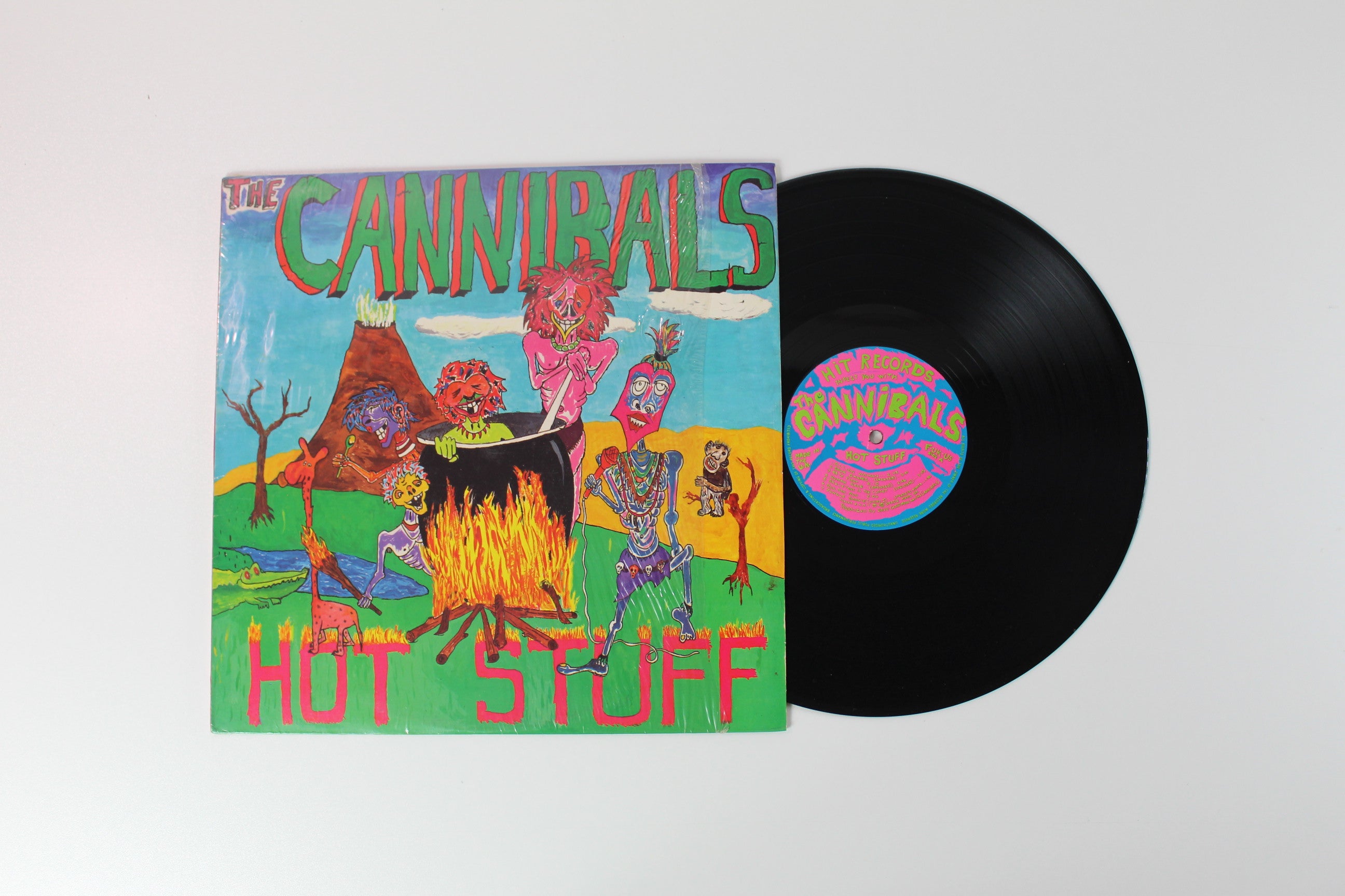 The Cannibals - Hot Stuff on Hit Records