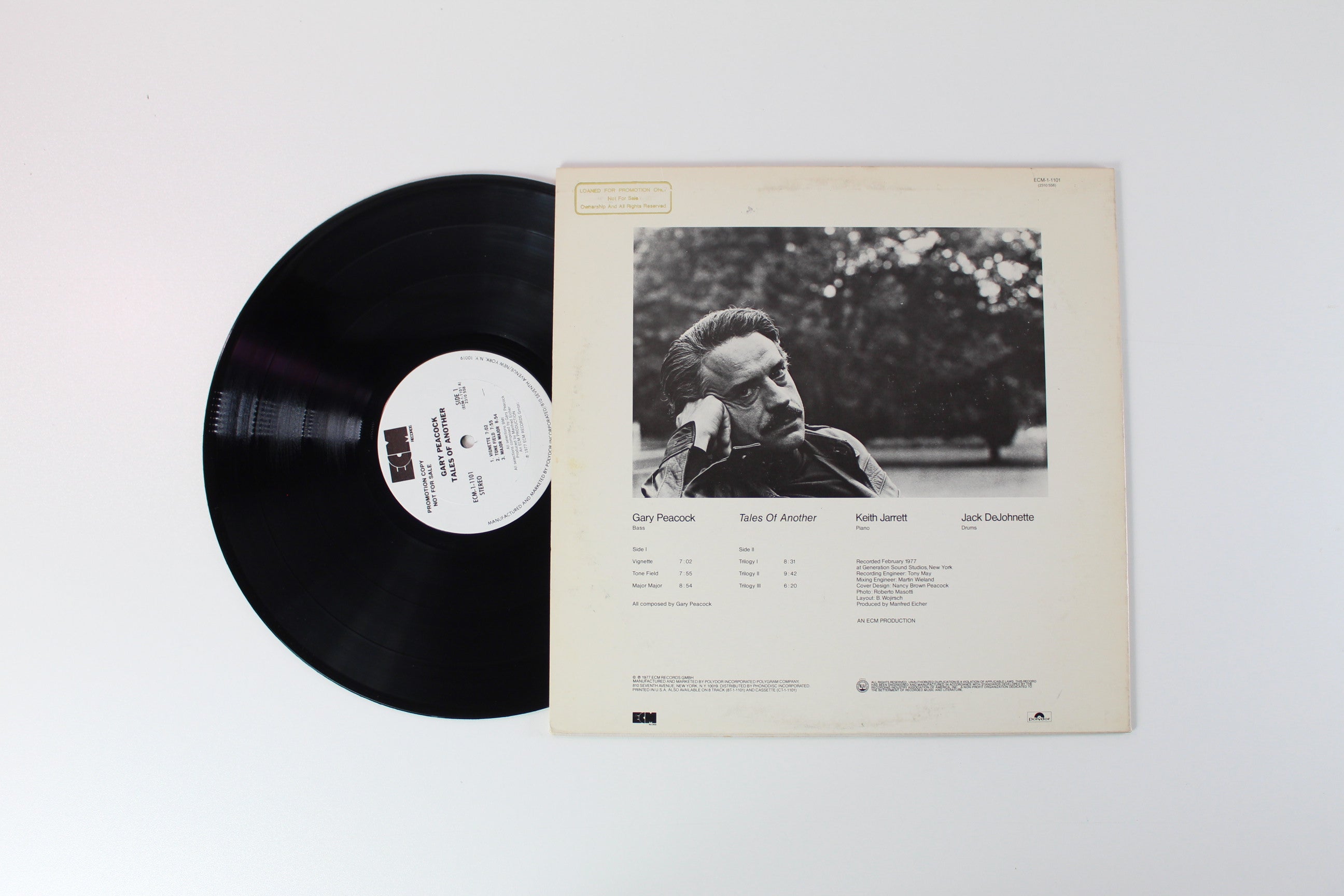 Gary Peacock, Keith Jarrett, Jack DeJohnette - Tales Of Another Promo on ECM Records