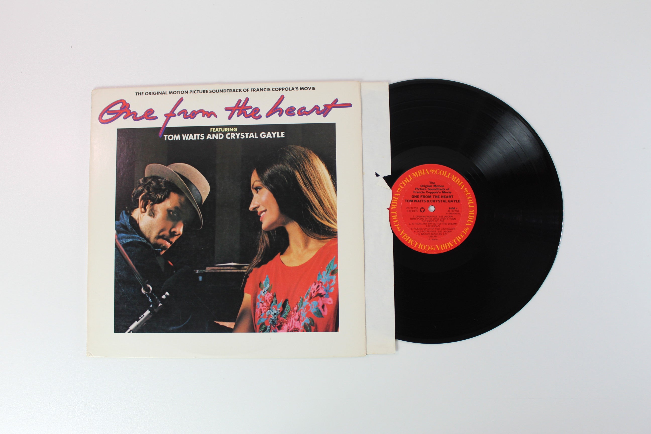 Tom Waits, Crystal Gayle - One From The Heart (The Original Motion Picture Soundtrack Of Francis Coppola's Movie) on Columbia