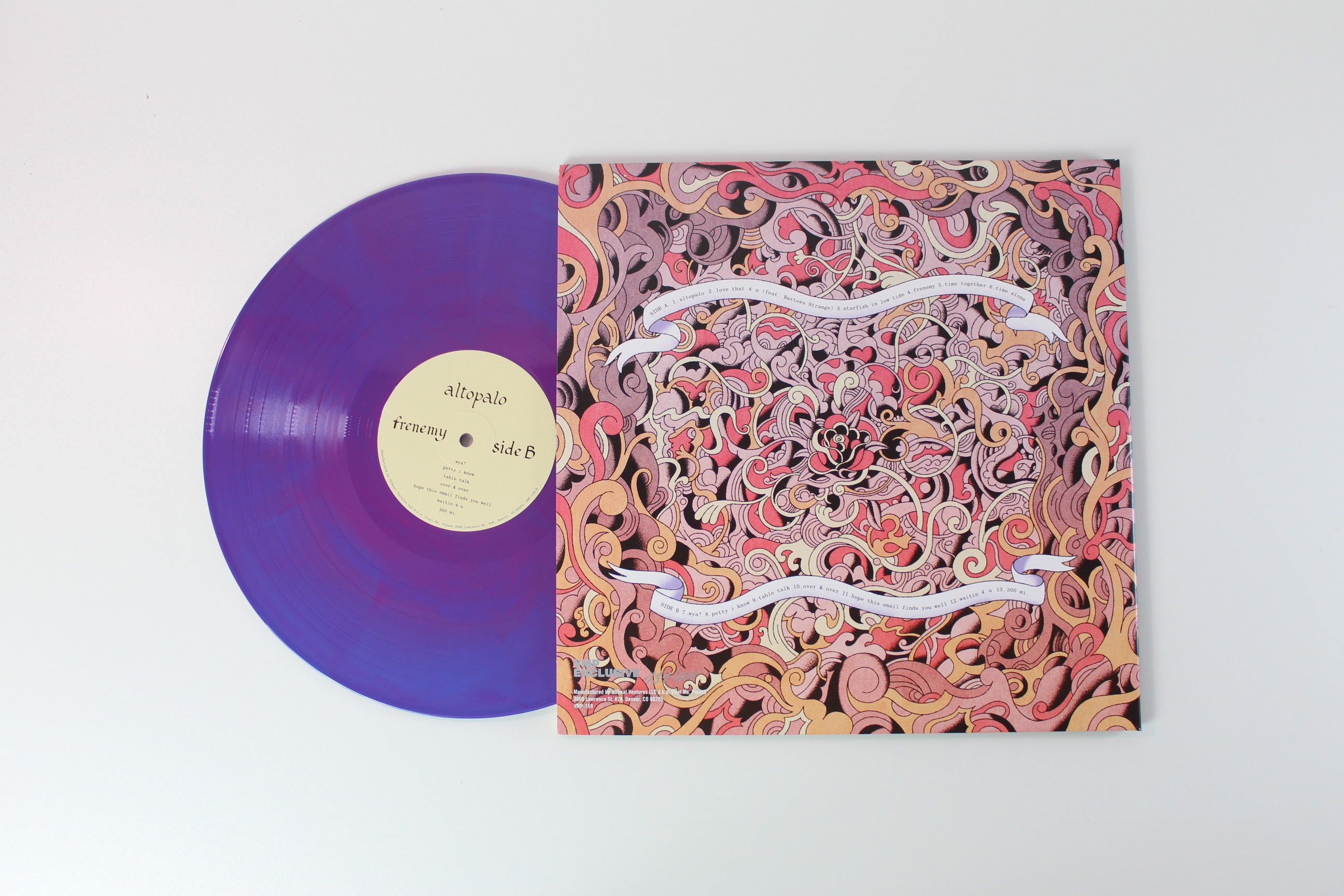 Altopalo - Frenemy Ltd. Numbered Club Edition on Nettwerk Music Group Purple Galaxy