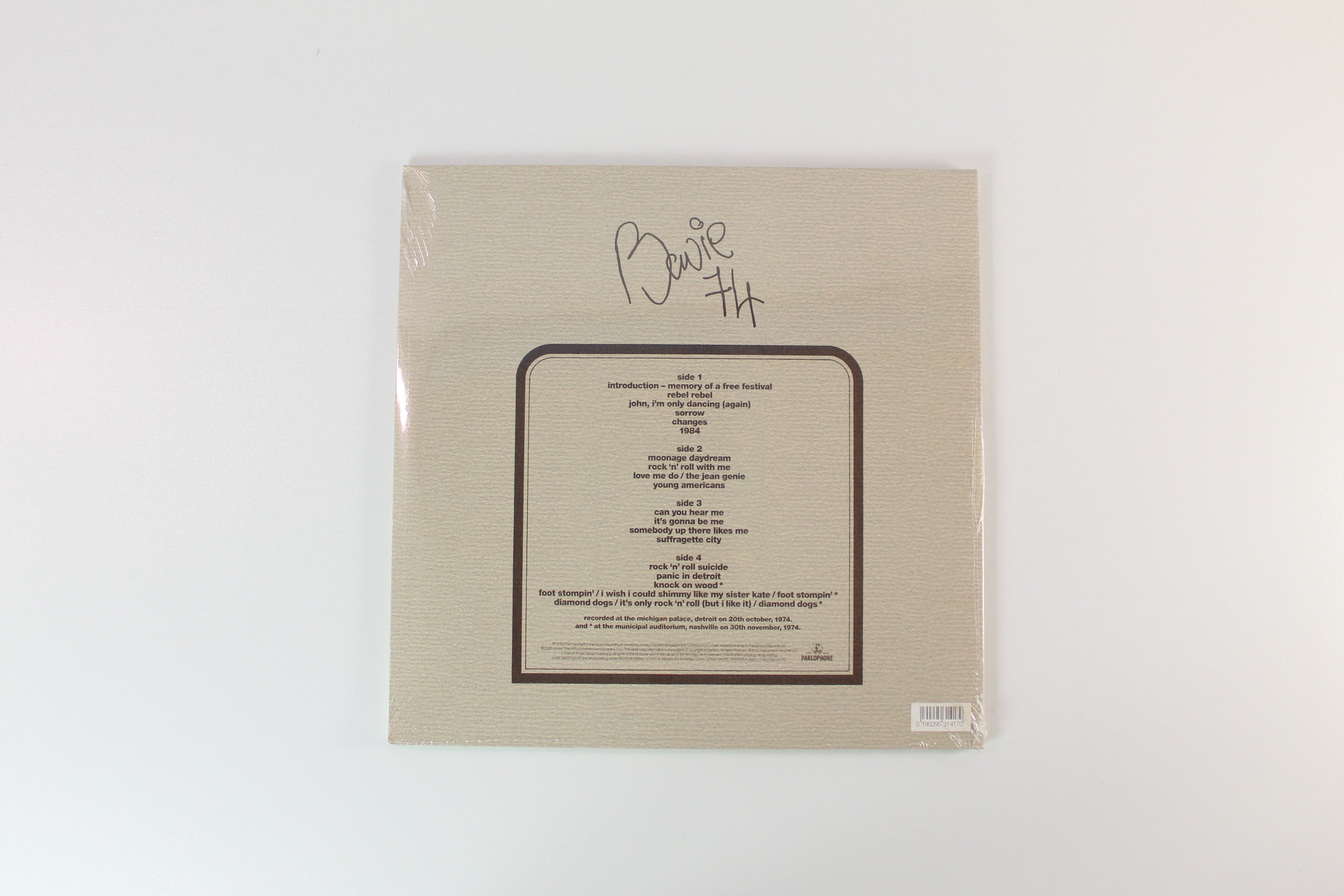 David Bowie - I'm Only Dancing (The Soul Tour 74) on Parlophone RSD 2020 Ltd Edition Sealed