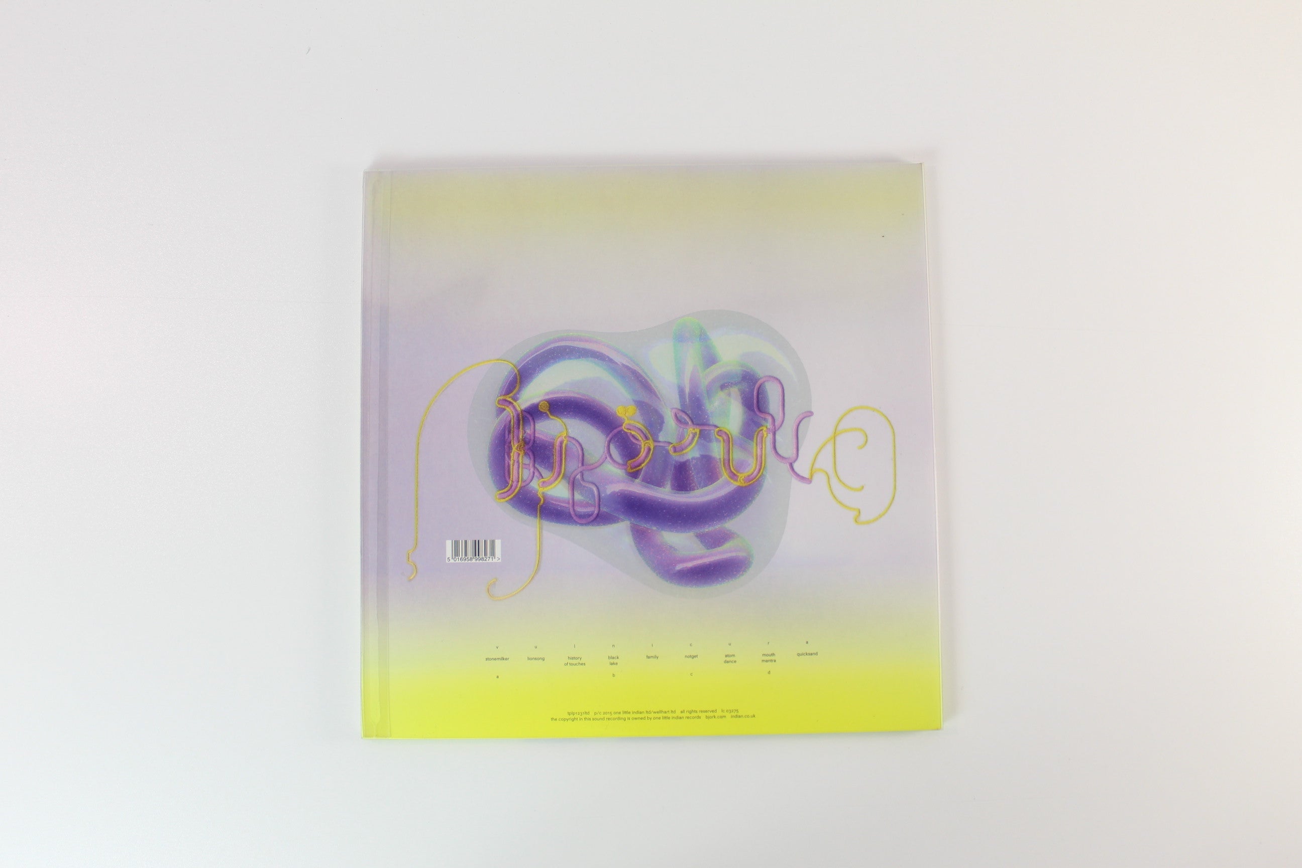 Björk - Vulnicura on One Little Indian Ltd Neon Yellow Vinyl