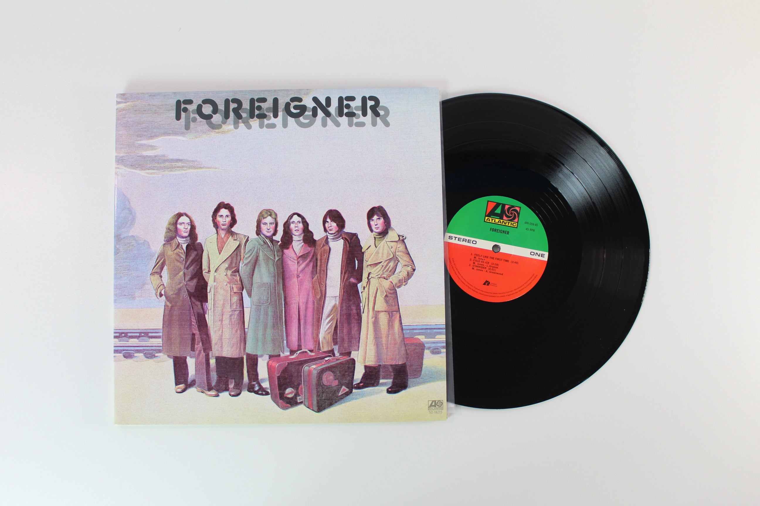 Foreigner - Foreigner on Atlantic 75 Audiophile Series Analogue Productions Ltd Numbered 45 RPM 180 Gram Reissue