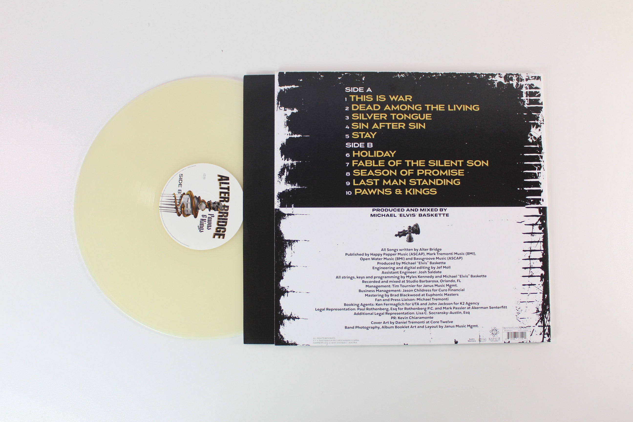 Alter Bridge - Pawns & Kings on Napalm Ltd Glow in the Dark Vinyl