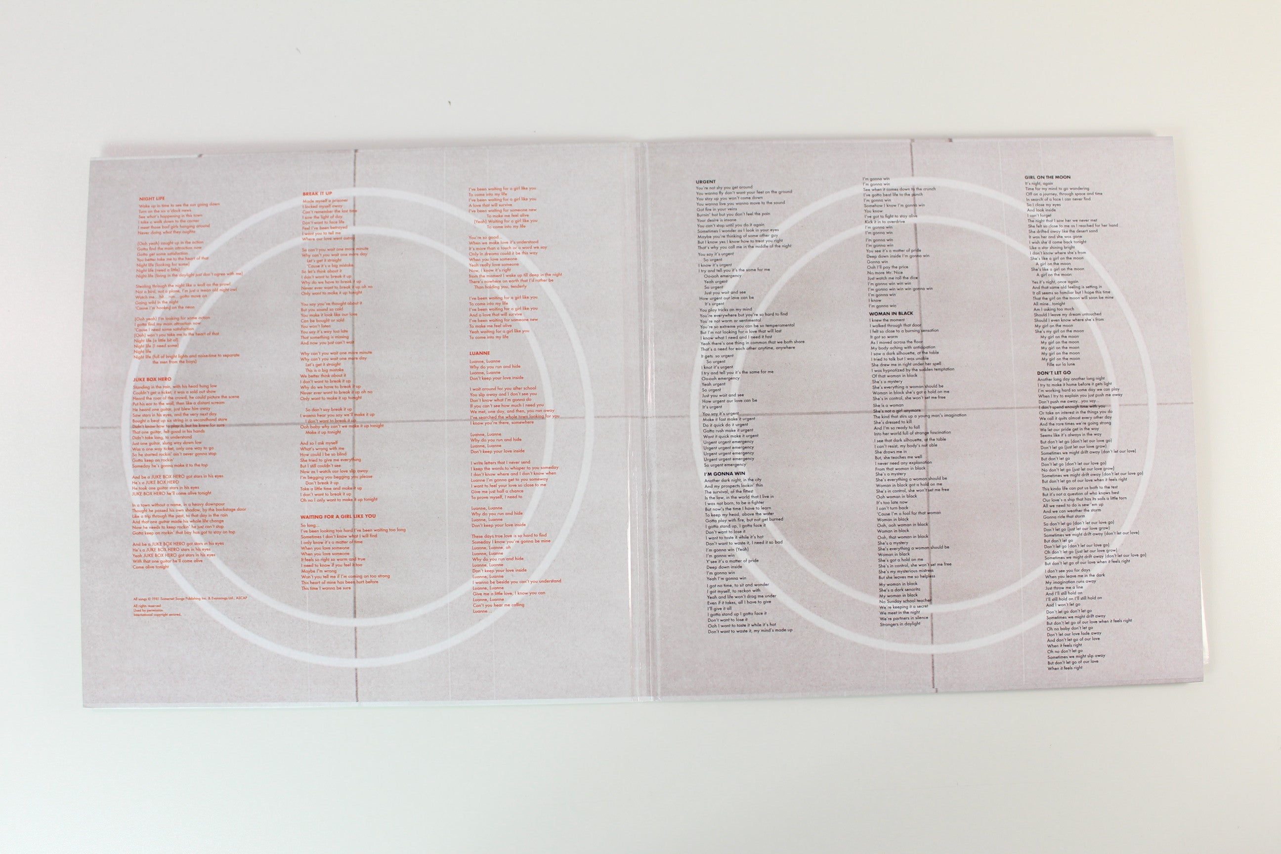 Foreigner - 4 on Atlantic 75 Audiophile Series Analogue Productions Ltd Numbered 45 RPM 180 Gram Reissue