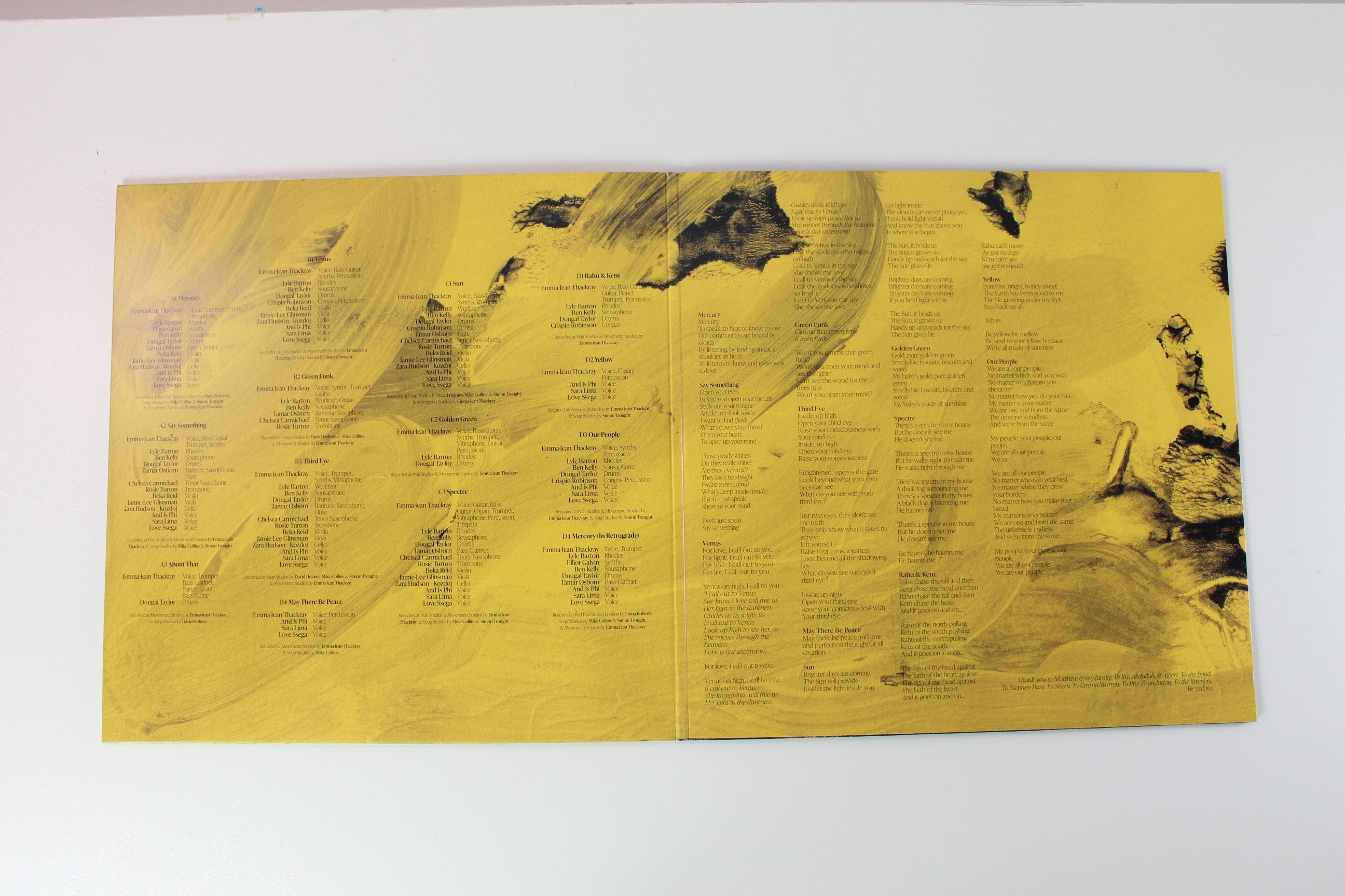 Emma-Jean Thackray - Yellow on Movement Ltd Clear Vinyl