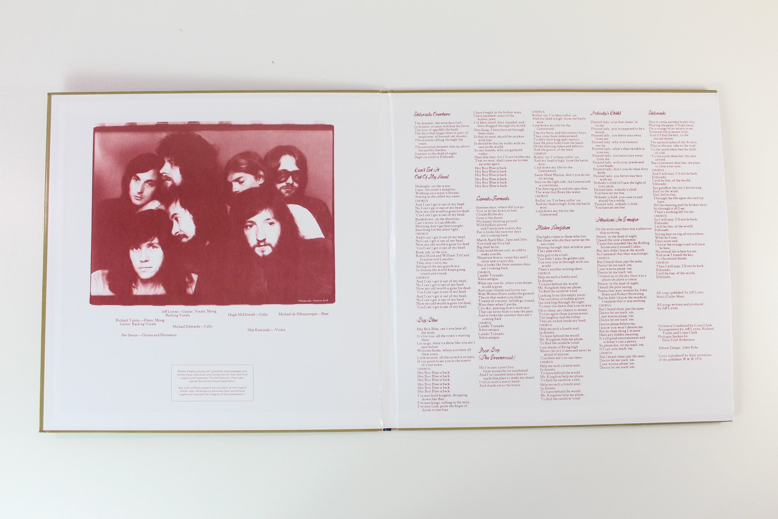 Electric Light Orchestra - Eldorado - A Symphony By The Electric Light Orchestra on Mobile Fidelity Sound Lab Ltd Numbered 180 Gram Reissue