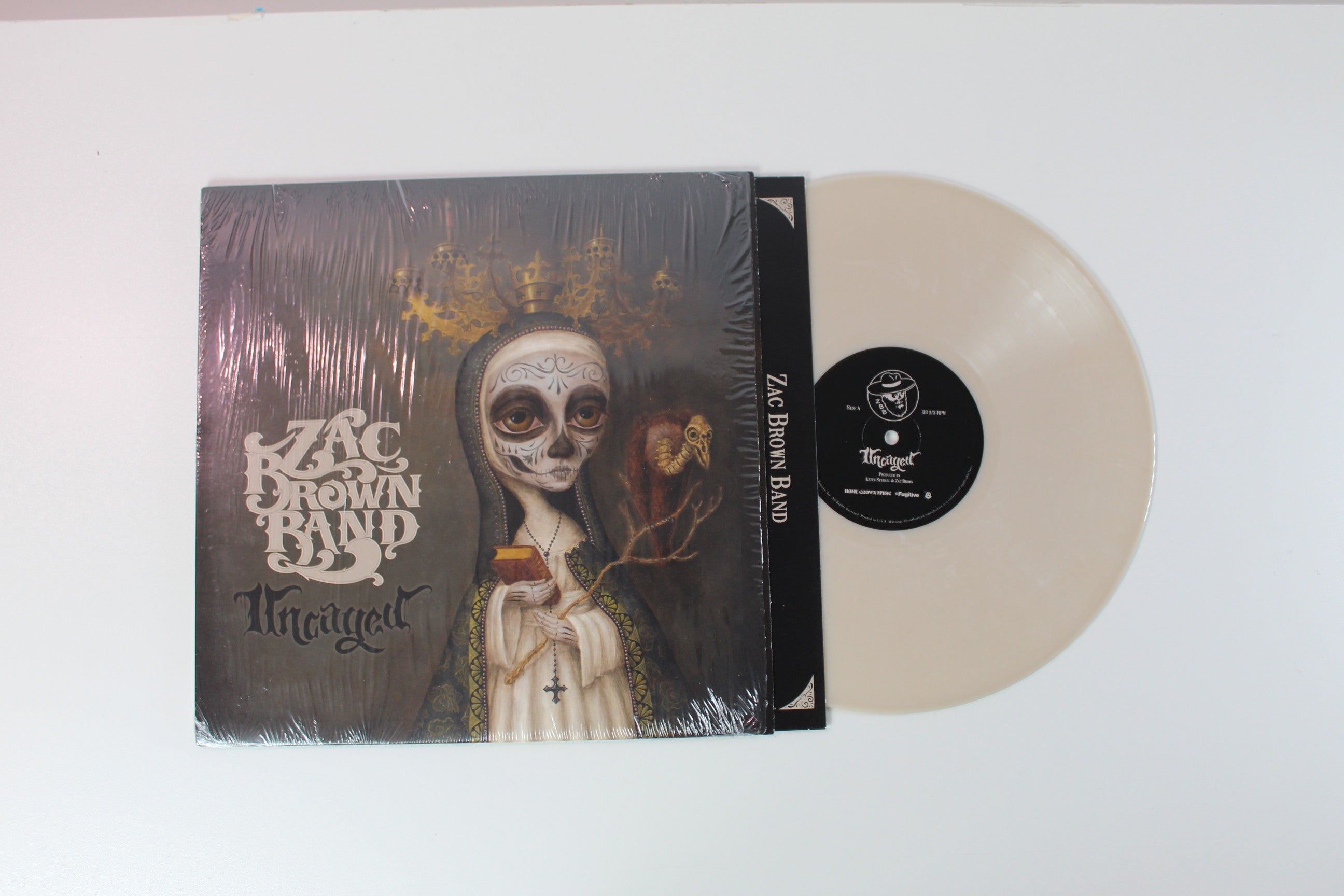 Zac Brown Band - Uncaged on Fugitive Recordings Ltd Milk Bone Vinyl Reissue