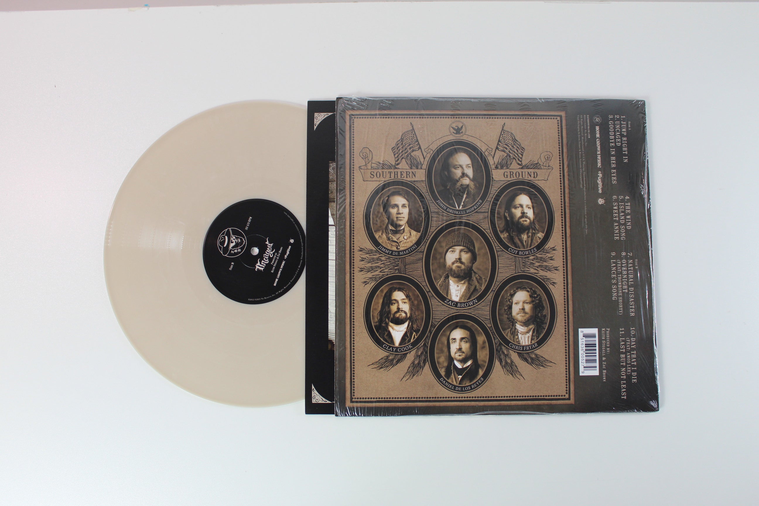 Zac Brown Band - Uncaged on Fugitive Recordings Ltd Milk Bone Vinyl Reissue