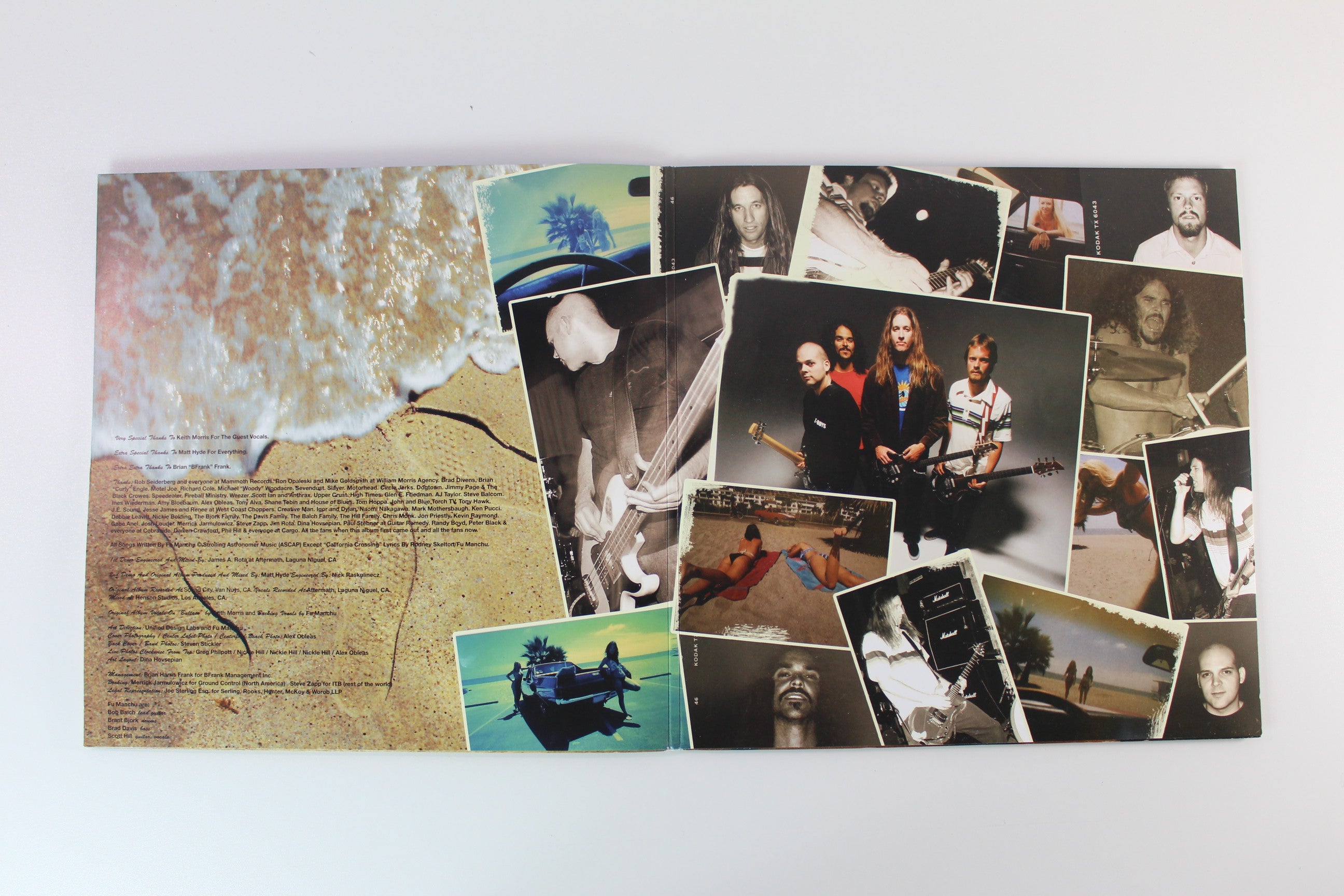 Fu Manchu - California Crossing on At The Dojo Red / Blue / Yellow Marbled Reissue