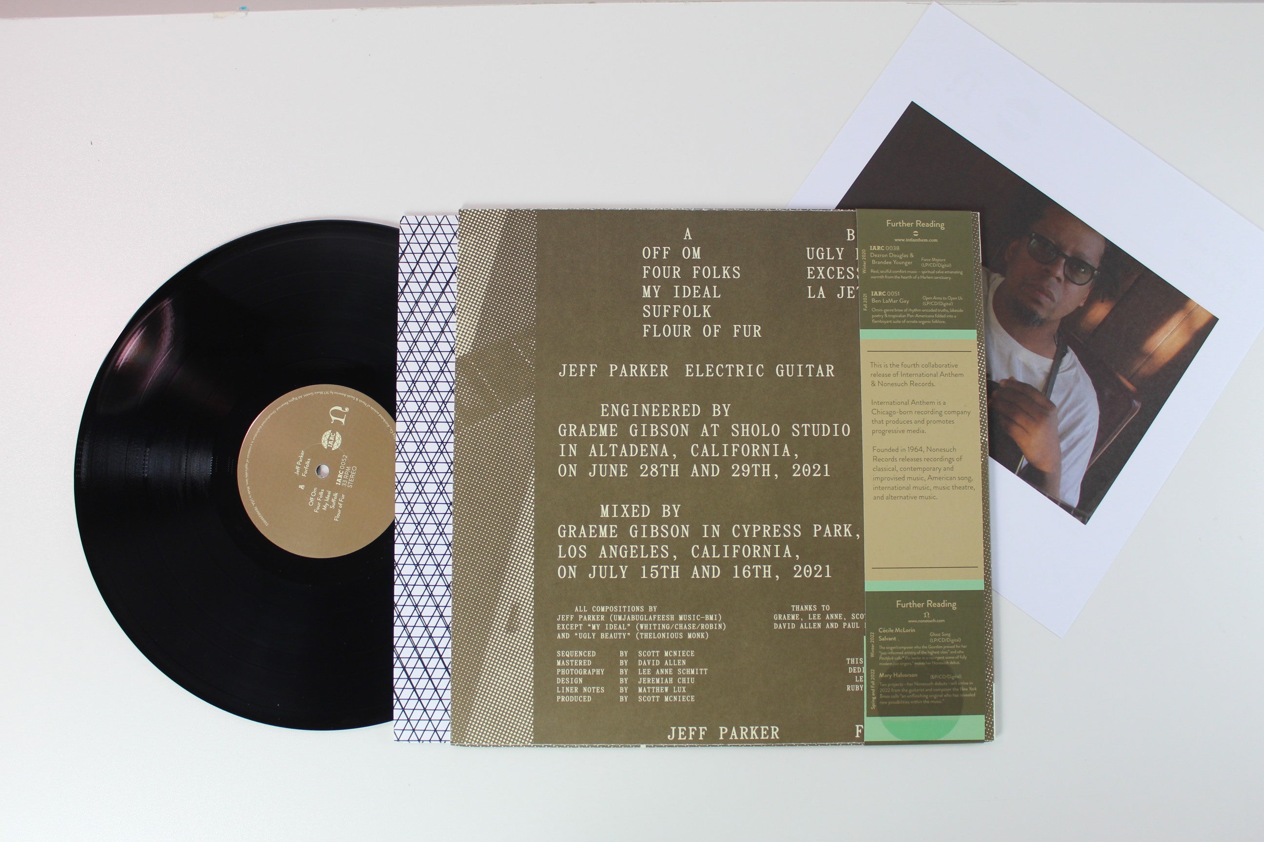 Jeff Parker - Forfolks on International Anthem Recording Company / Nonesuch