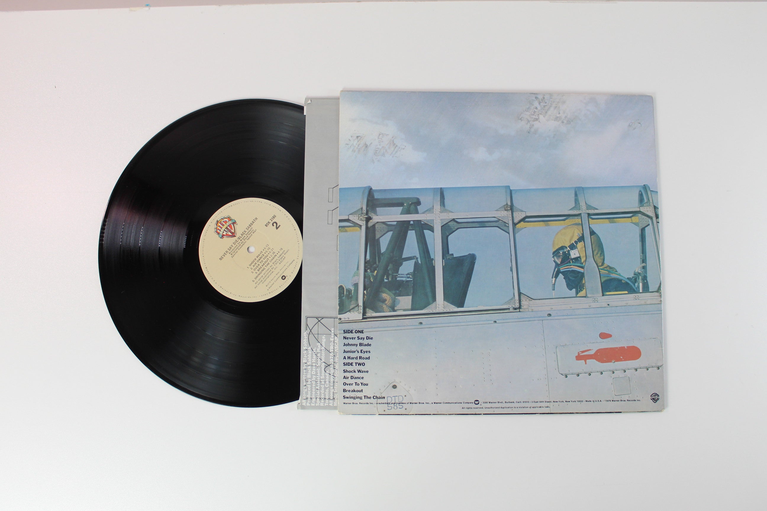 Black Sabbath - Never Say Die! on WB Reissue