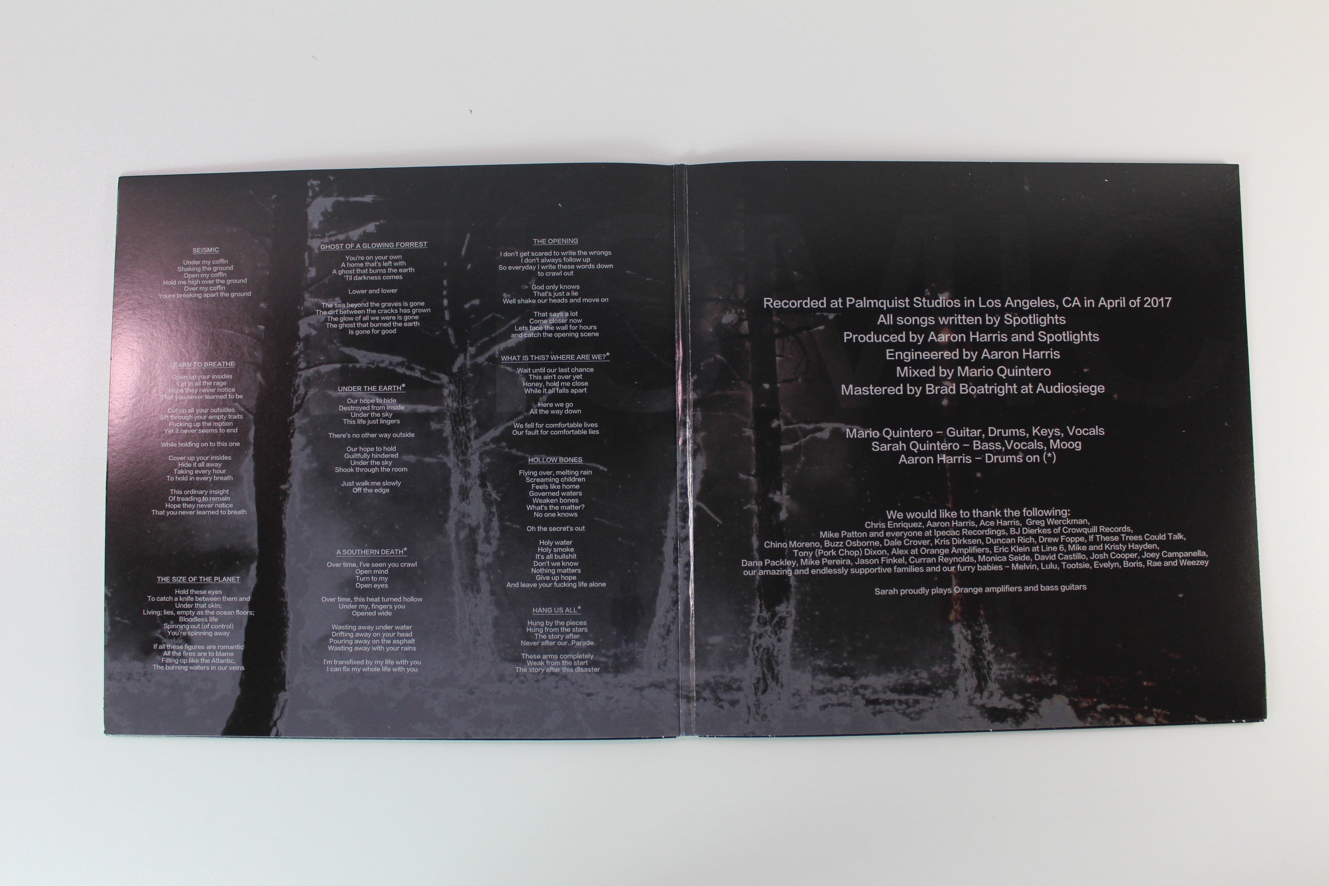 Spotlights - Seismic on Ipecac Red Vinyl