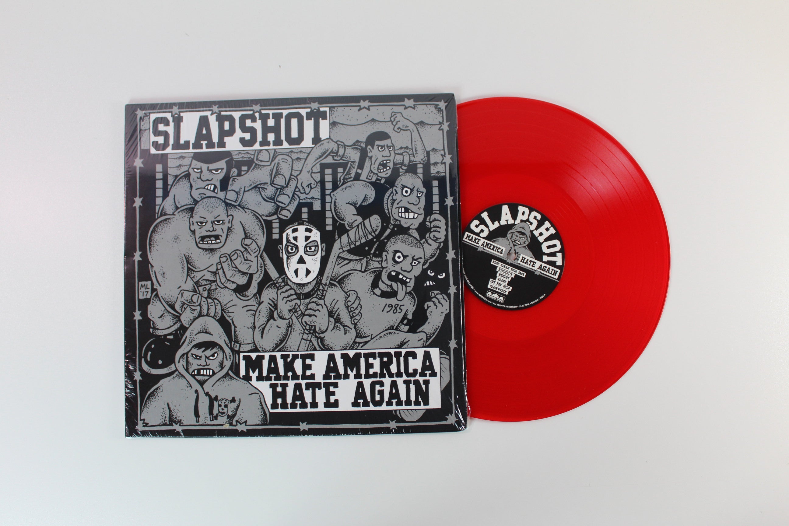 Slapshot - Make America Hate Again on Bridge Nine Red Vinyl Reissue