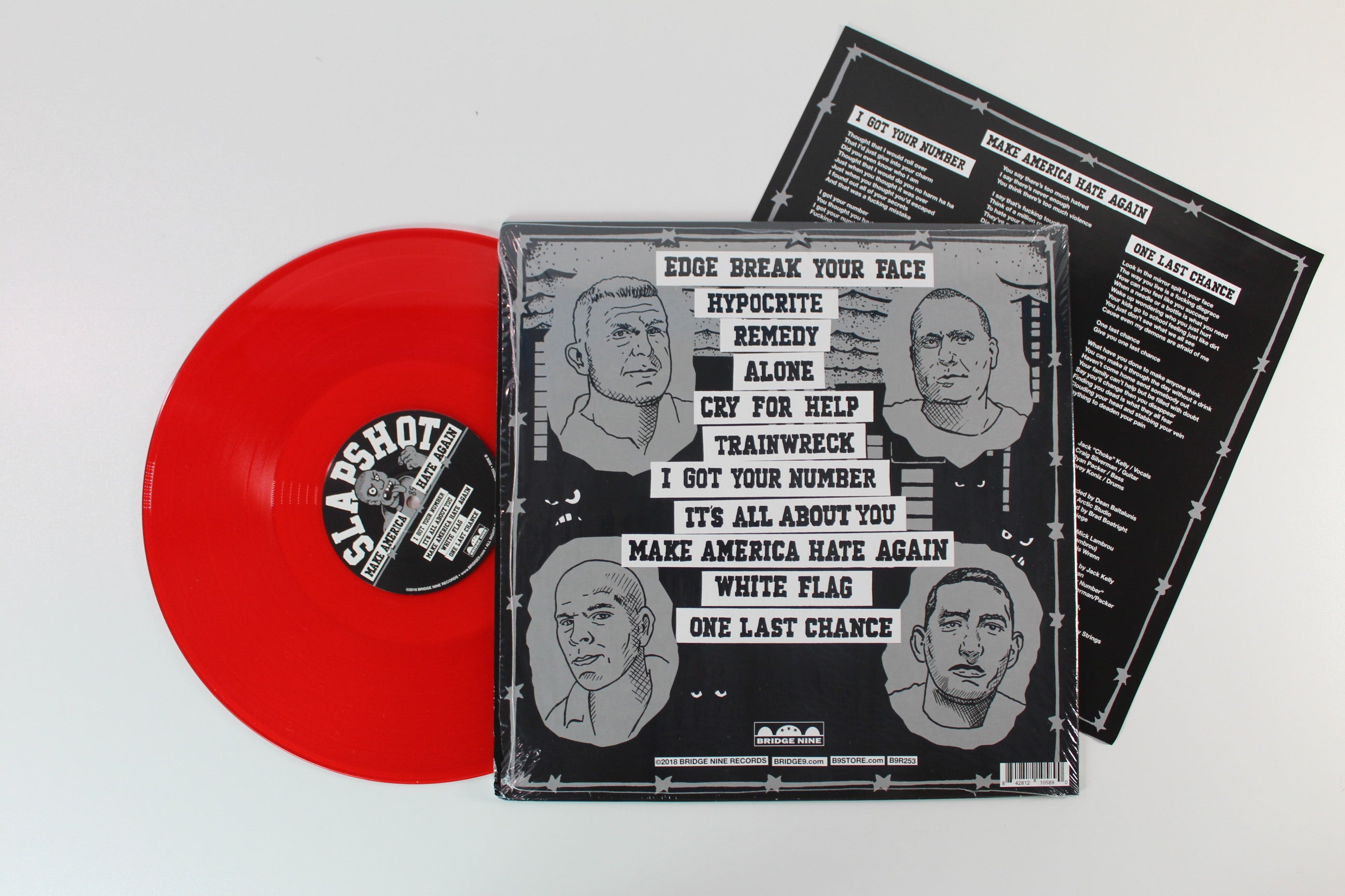 Slapshot - Make America Hate Again on Bridge Nine Red Vinyl Reissue