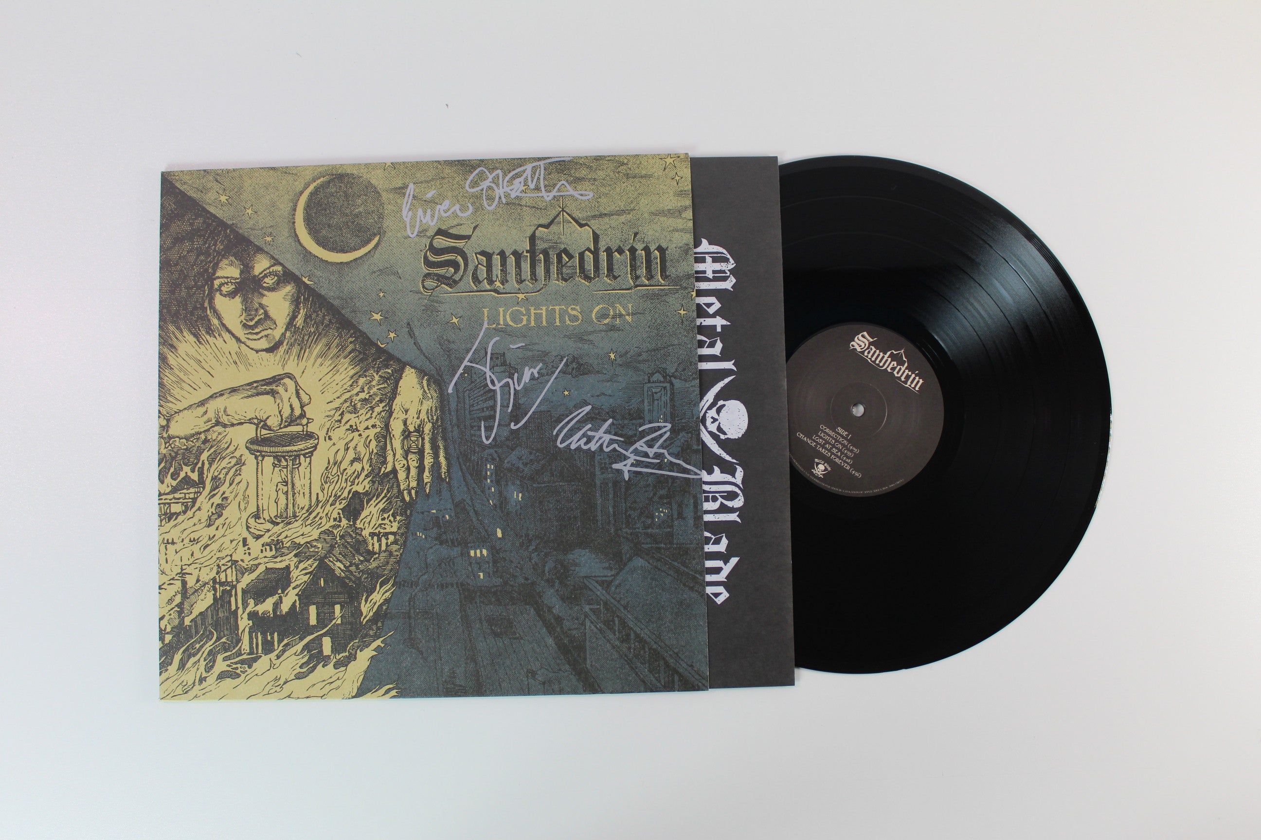 Sanhedrin - Lights on on Metal Blade Signed