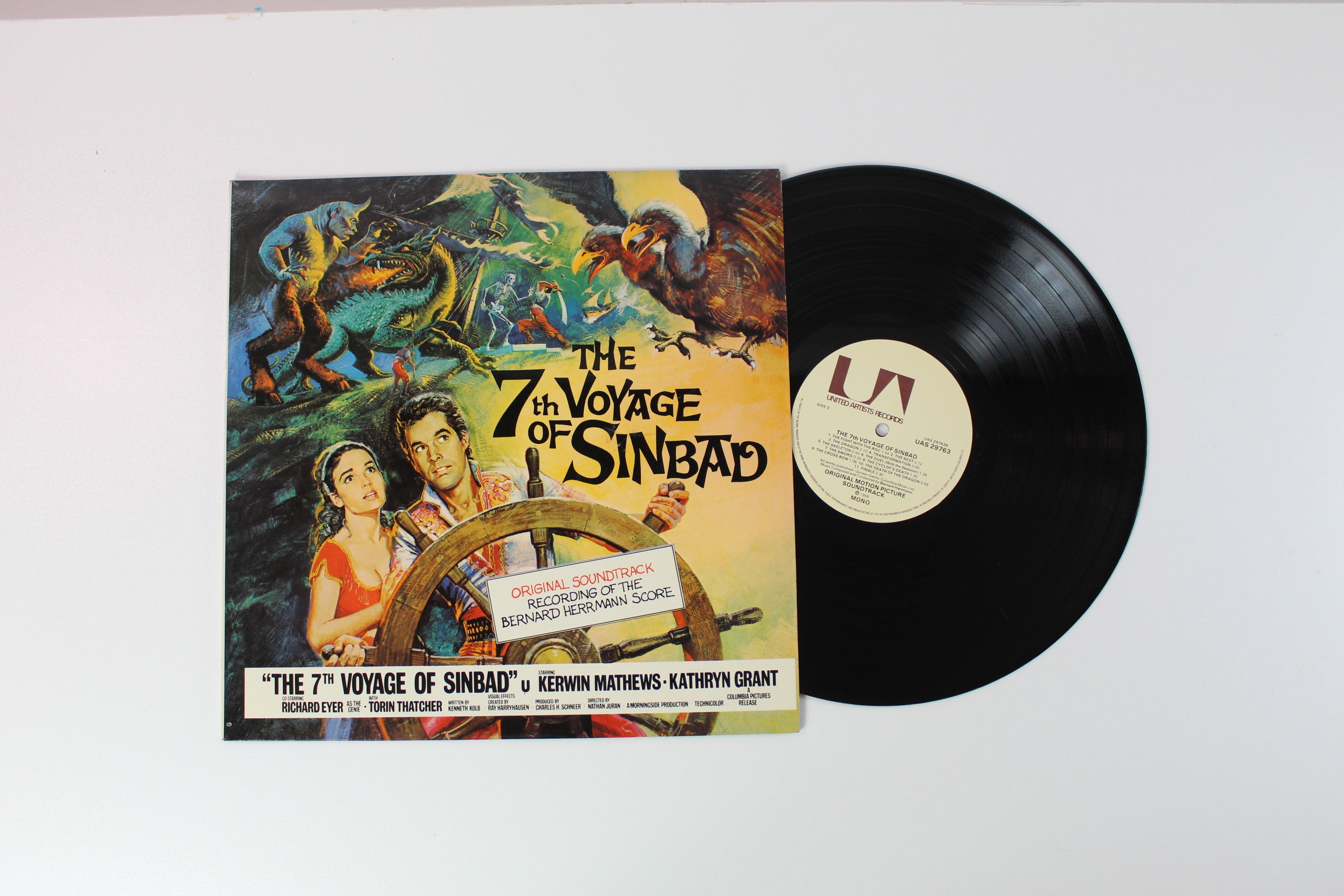 Bernard Herrmann - The 7th Voyage Of Sinbad (Original Motion Picture Soundtrack) on United Artists Records