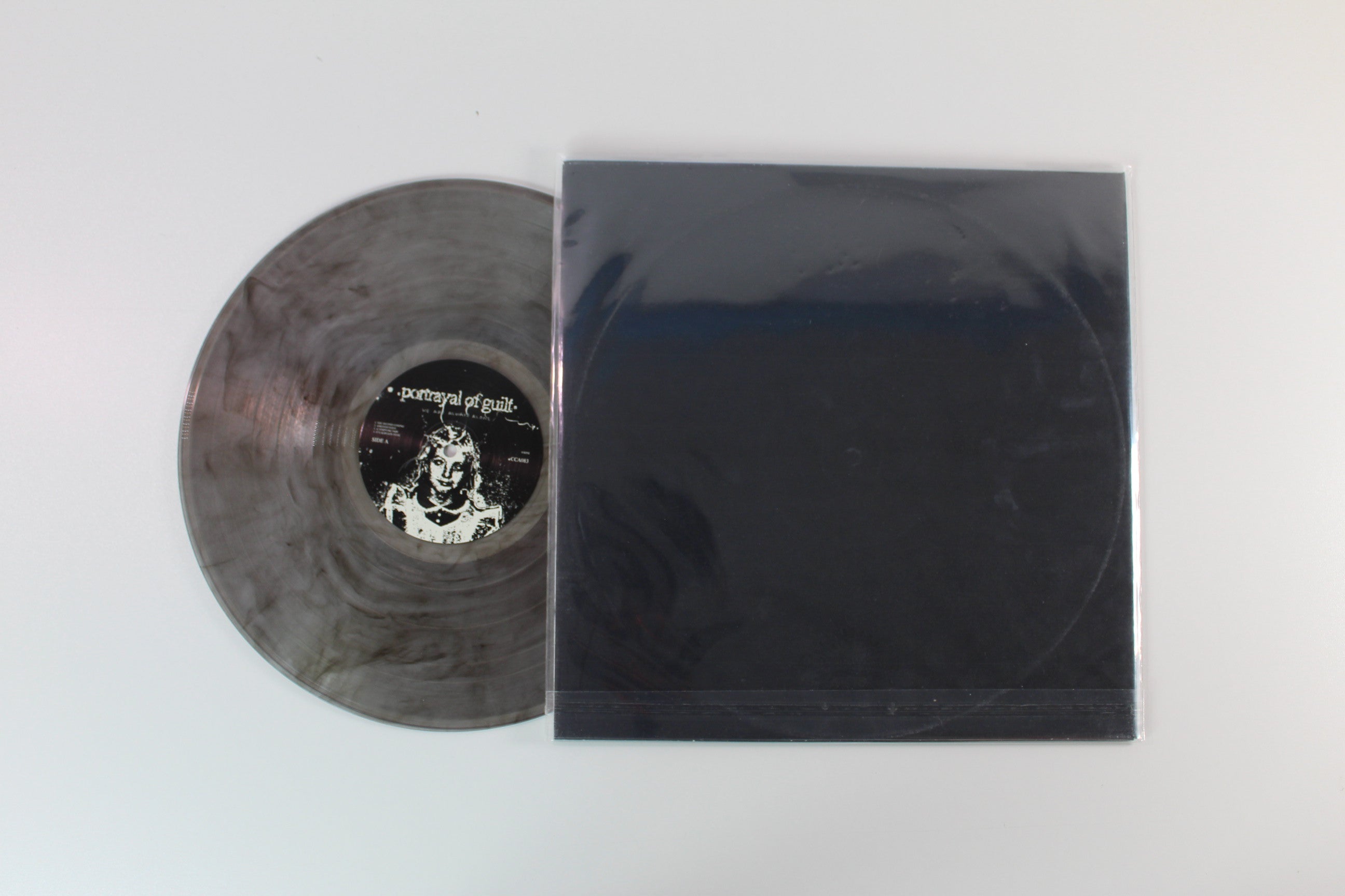 Portrayal Of Guilt - We Are Always Alone on Closed Casket Activities Ltd Clear With Black Smoke