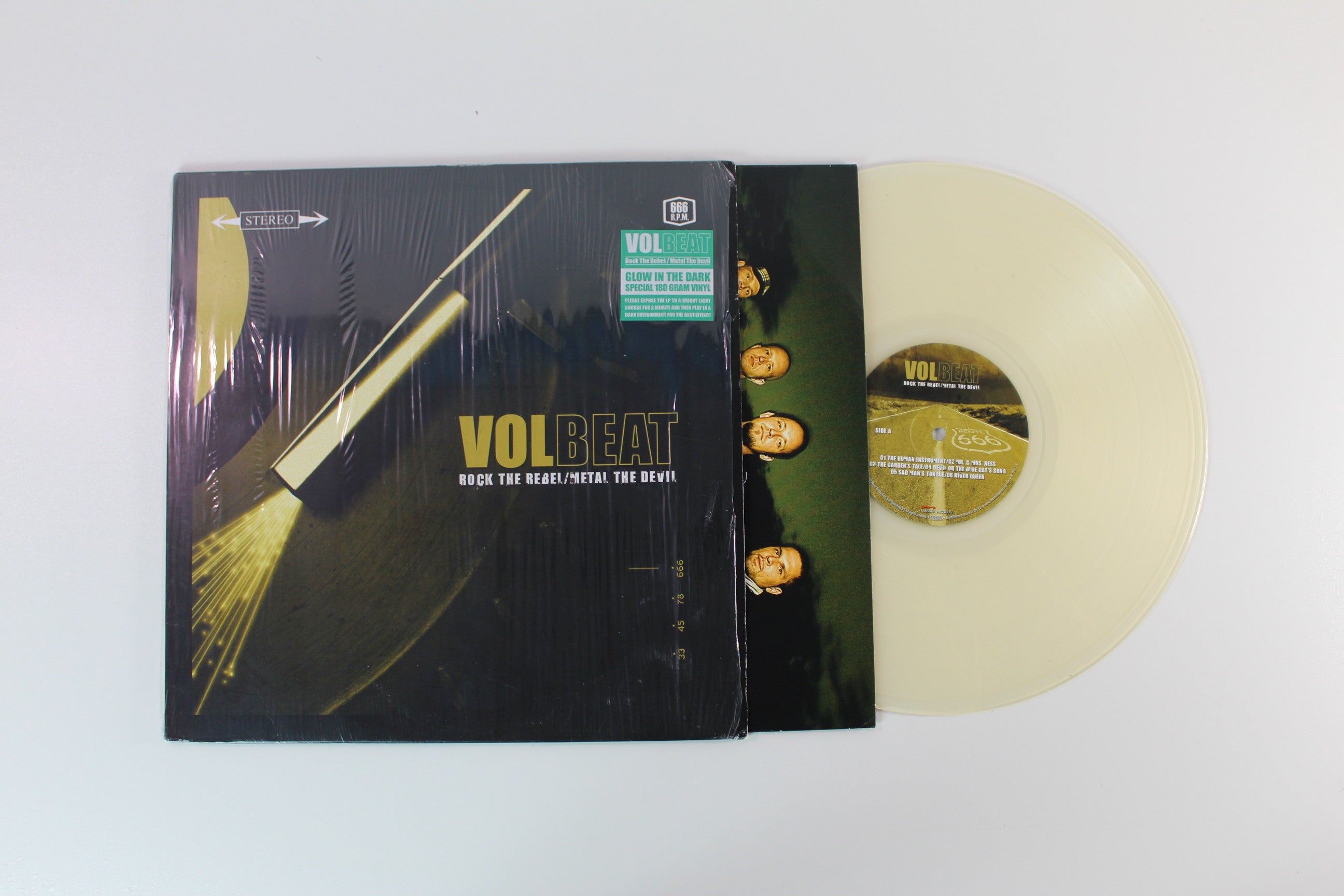 Volbeat - Rock The Rebel / Metal The Devil on Mascot Glow in the Dark Vinyl Reissue