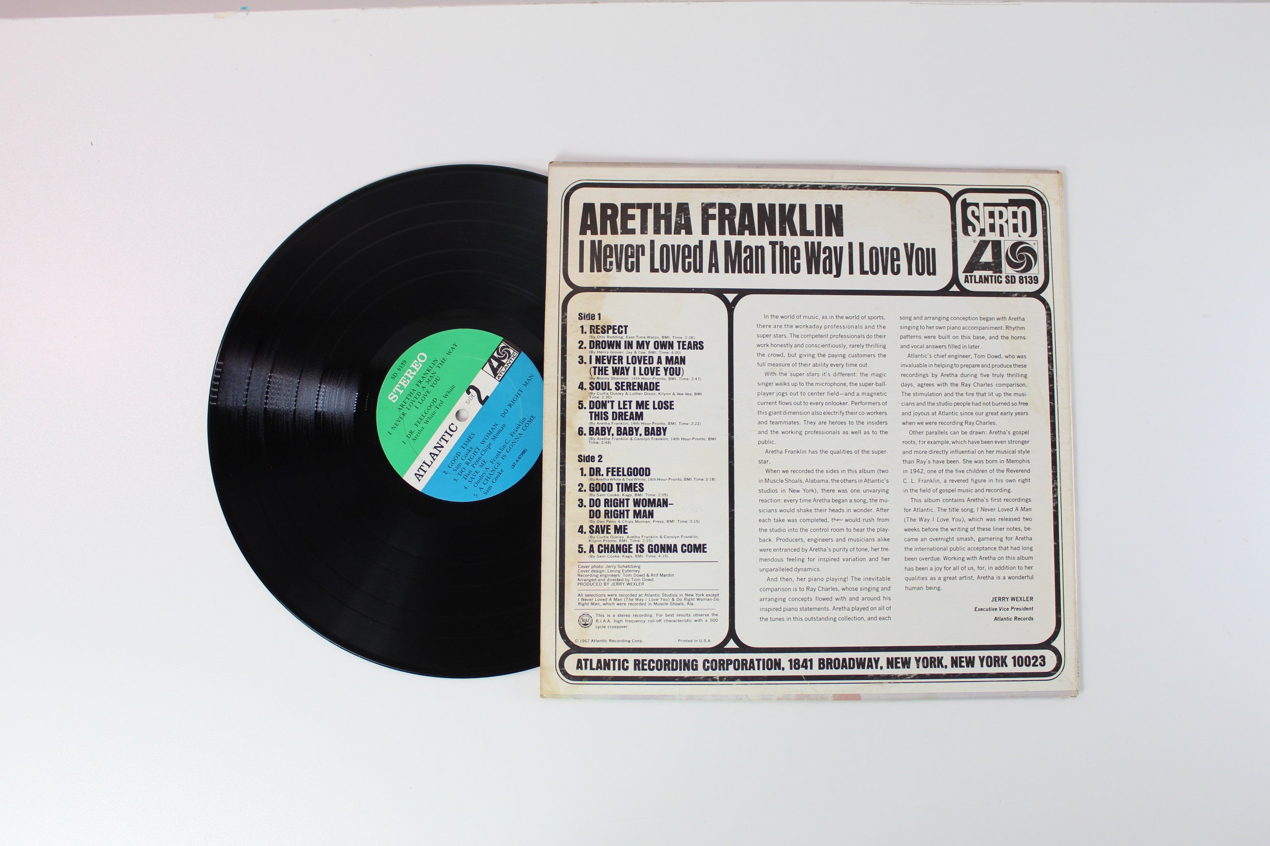 Aretha Franklin - I Never Loved A Man The Way I Love You on Atlantic